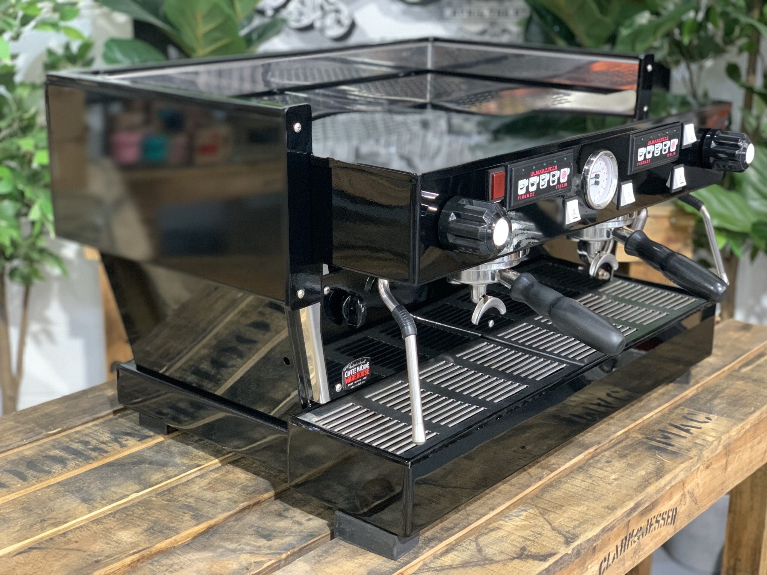 La Marzocco Linea Classic Custom Gloss - 2 Group Commercial Espresso Machine - Black