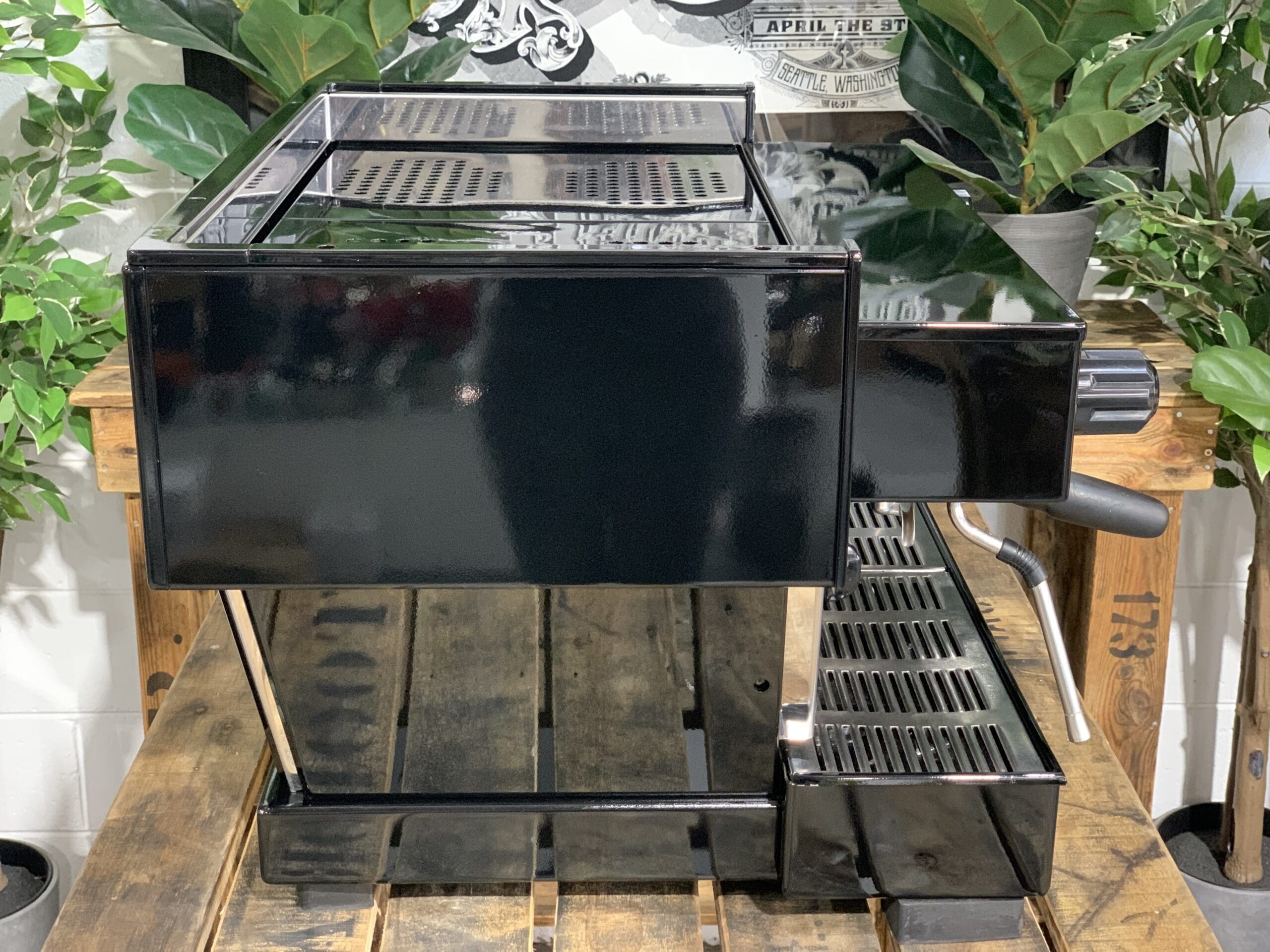 La Marzocco Linea Classic Custom Gloss - 2 Group Commercial Espresso Machine - Black