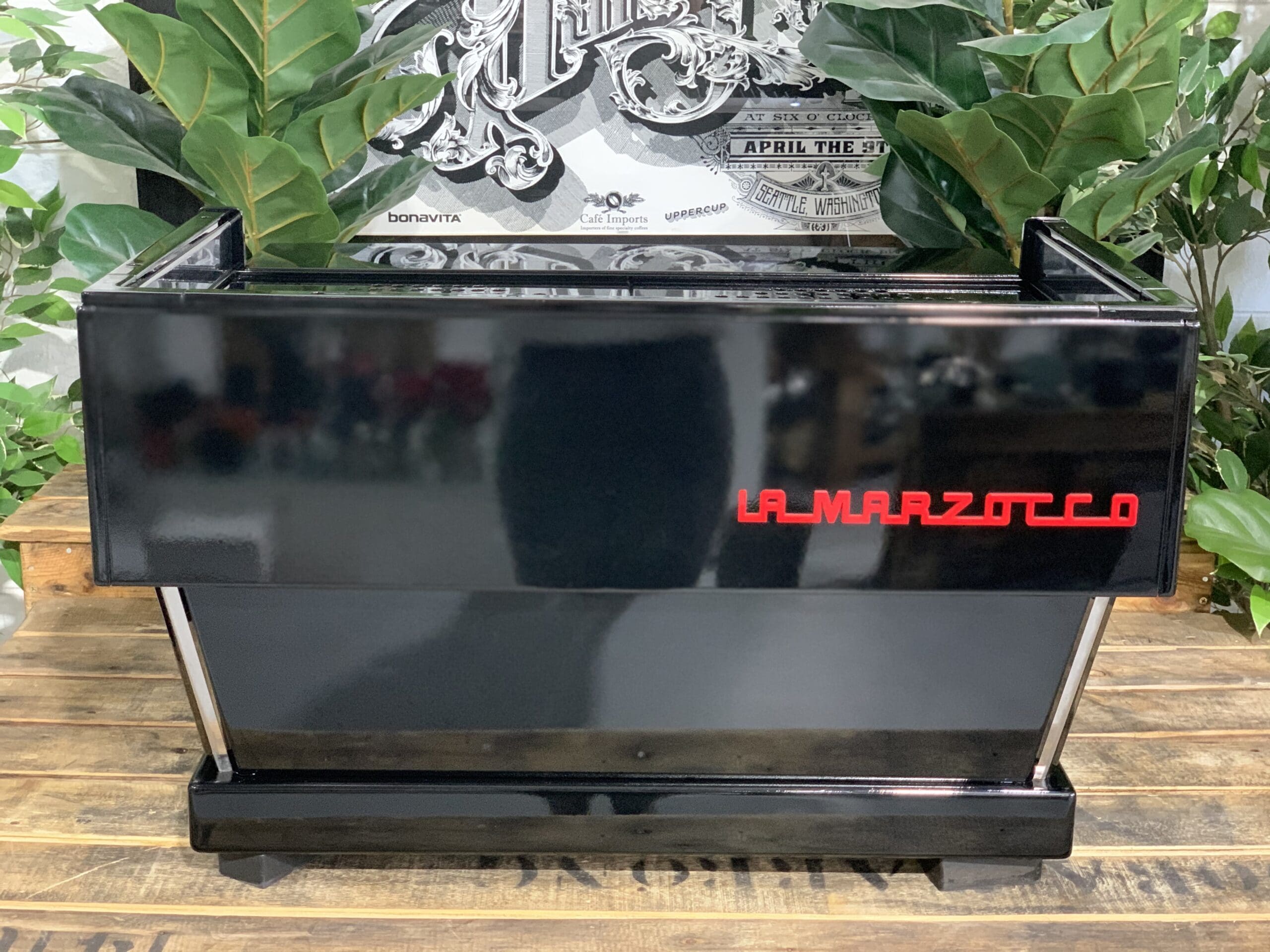La Marzocco Linea Classic Custom Gloss - 2 Group Commercial Espresso Machine - Black