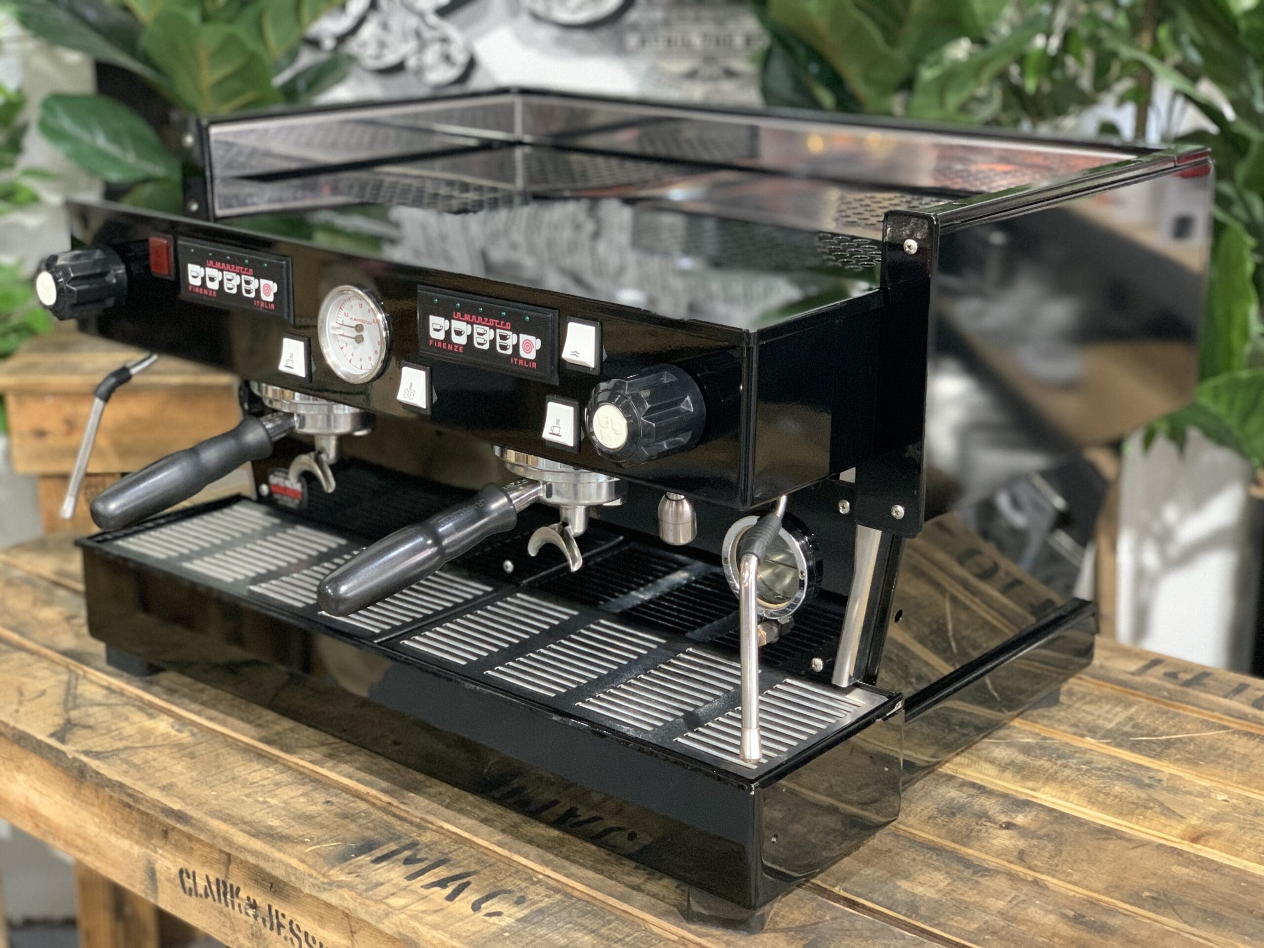 La Marzocco Linea Classic Custom Gloss - 2 Group Commercial Espresso Machine - Black