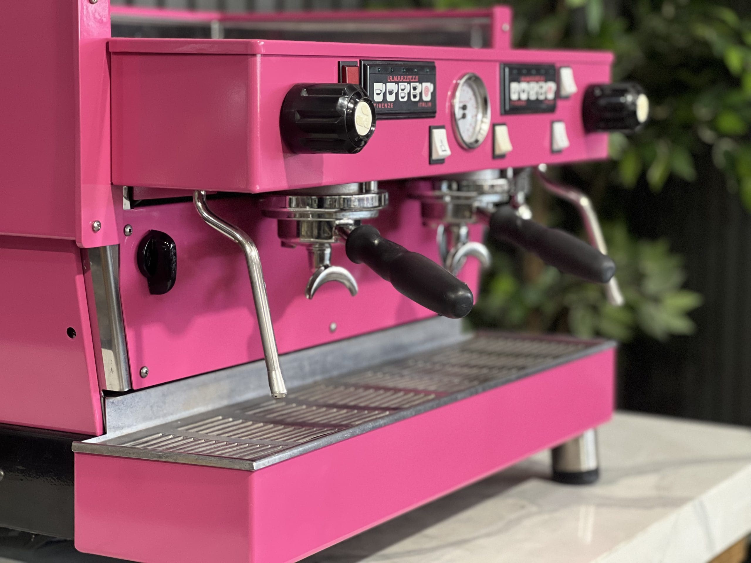 La Marzocco Linea Classic High Cup Deep - 2 Group Commercial Espresso Machine - Pink