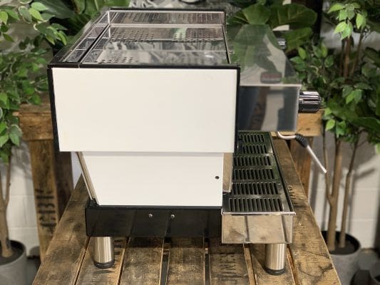 La Marzocco Linea High Feet - 2 Group Commercial Espresso Machine - White