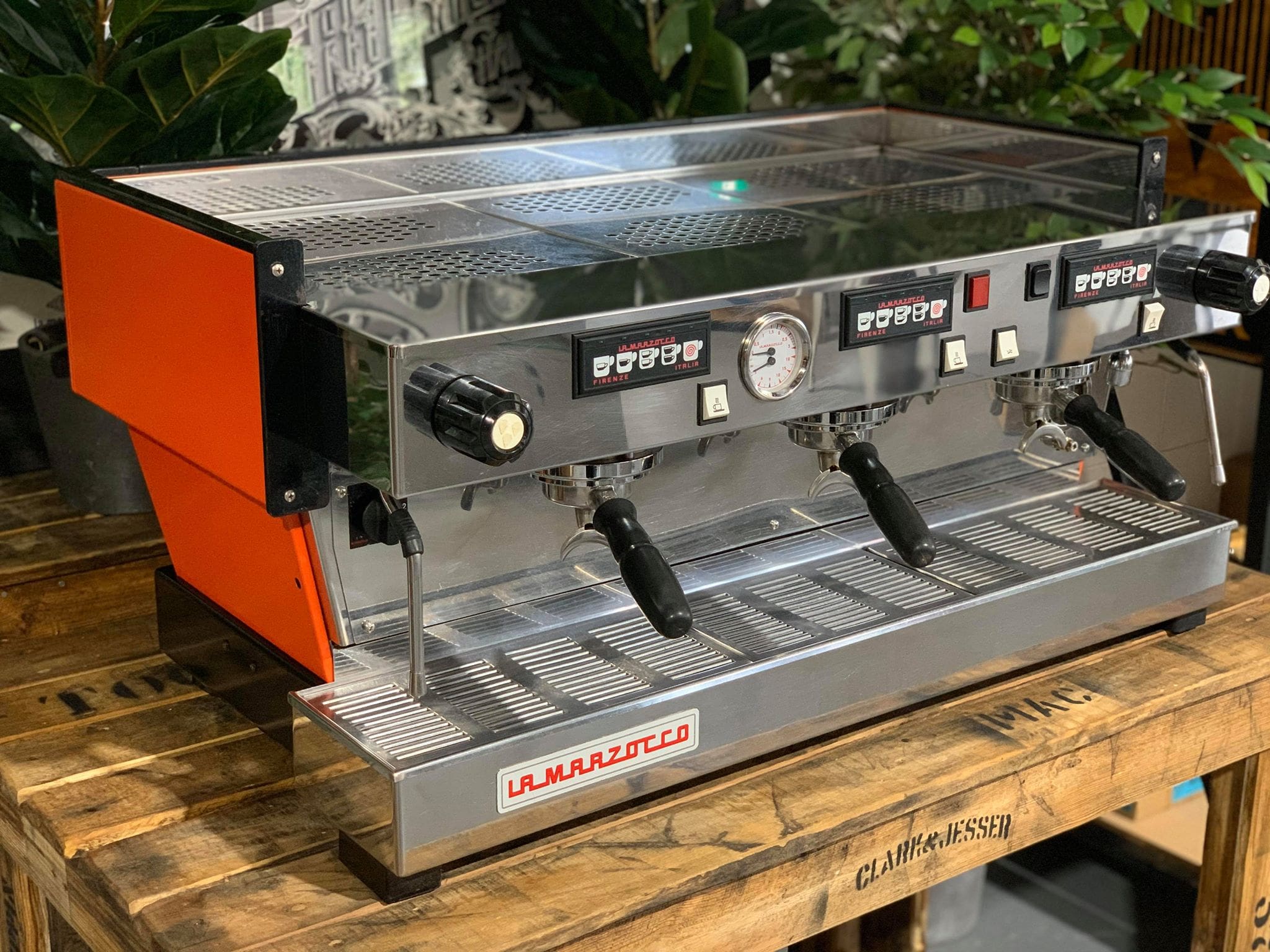 La Marzocco Linea Classic - 3 Group Commercial Espresso Machine - Orange