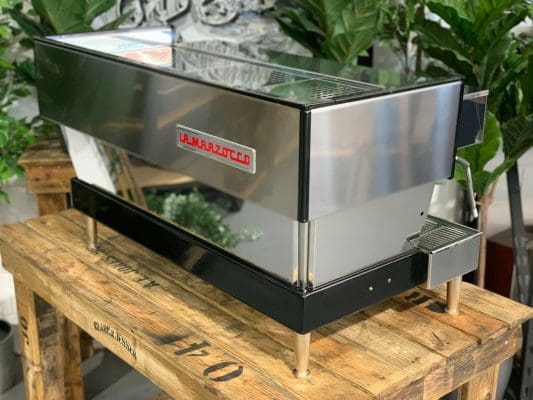 La Marzocco Linea with High Feet - 3 Group Commercial Espresso Machine - Stainless Steel