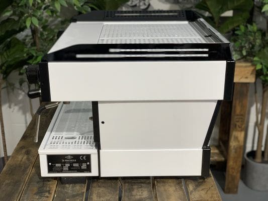 La Marzocco Linea PB White & w. Pesado's - 2 Group Commercial Espresso Machine - Black
