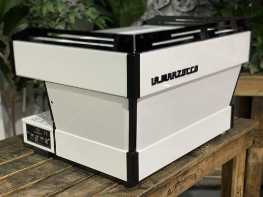 La Marzocco Linea PB White & w. Pesado's - 2 Group Commercial Espresso Machine - Black