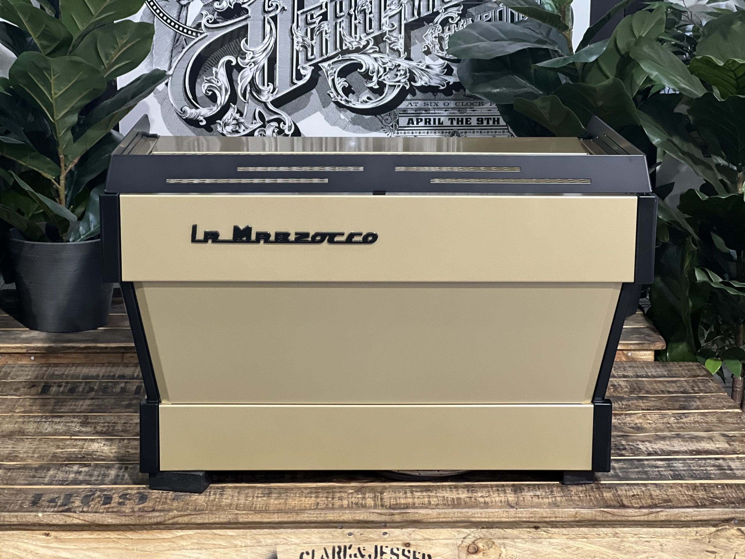 La Marzocco Linea PB Gold - 2 Group Commercial Espresso Machine - Black