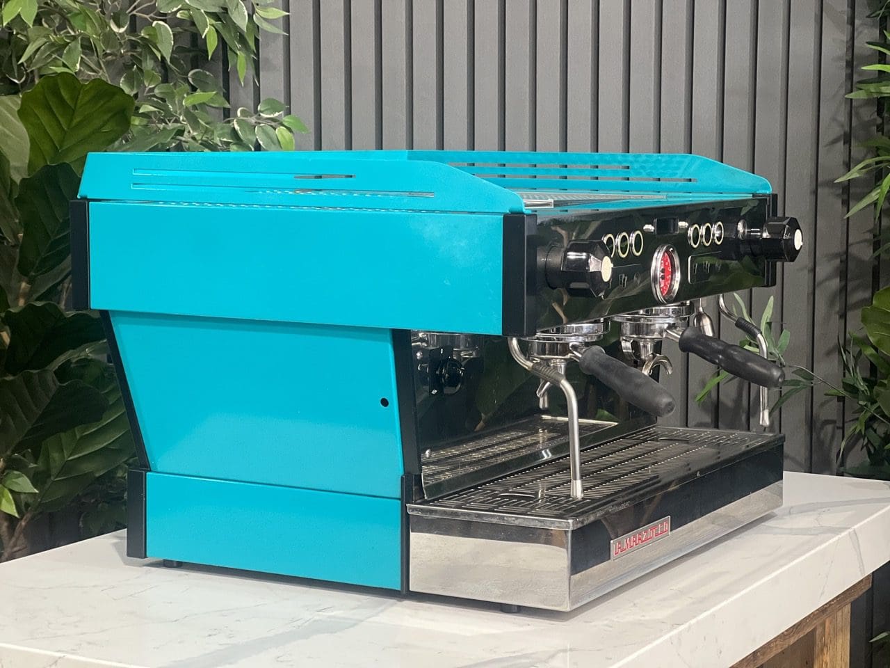 La Marzocco Linea PB Dark Aqua - 2 Group Commercial Espresso Machine - Green