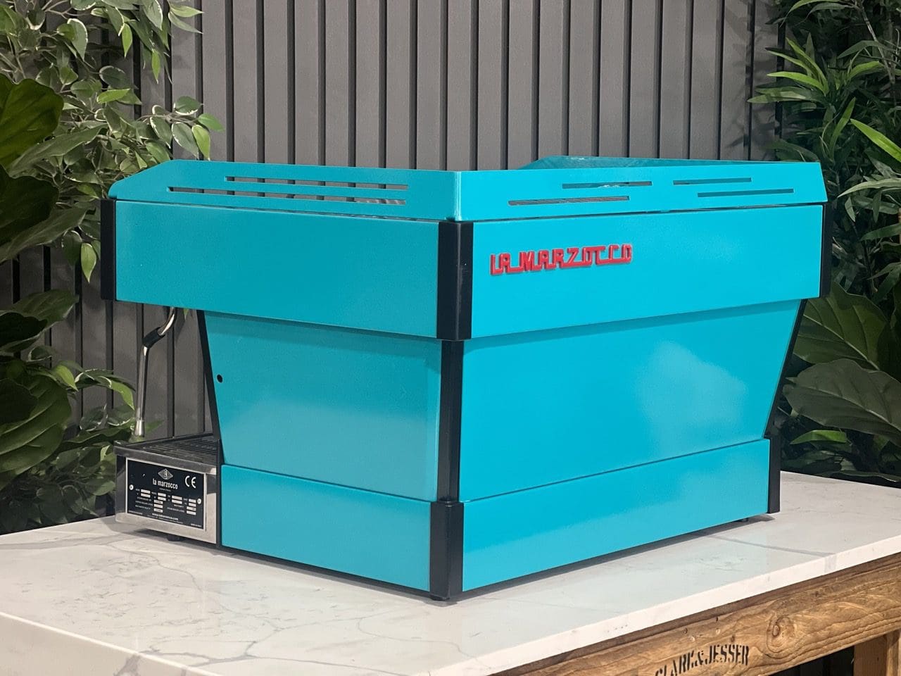 La Marzocco Linea PB Dark Aqua - 2 Group Commercial Espresso Machine - Green