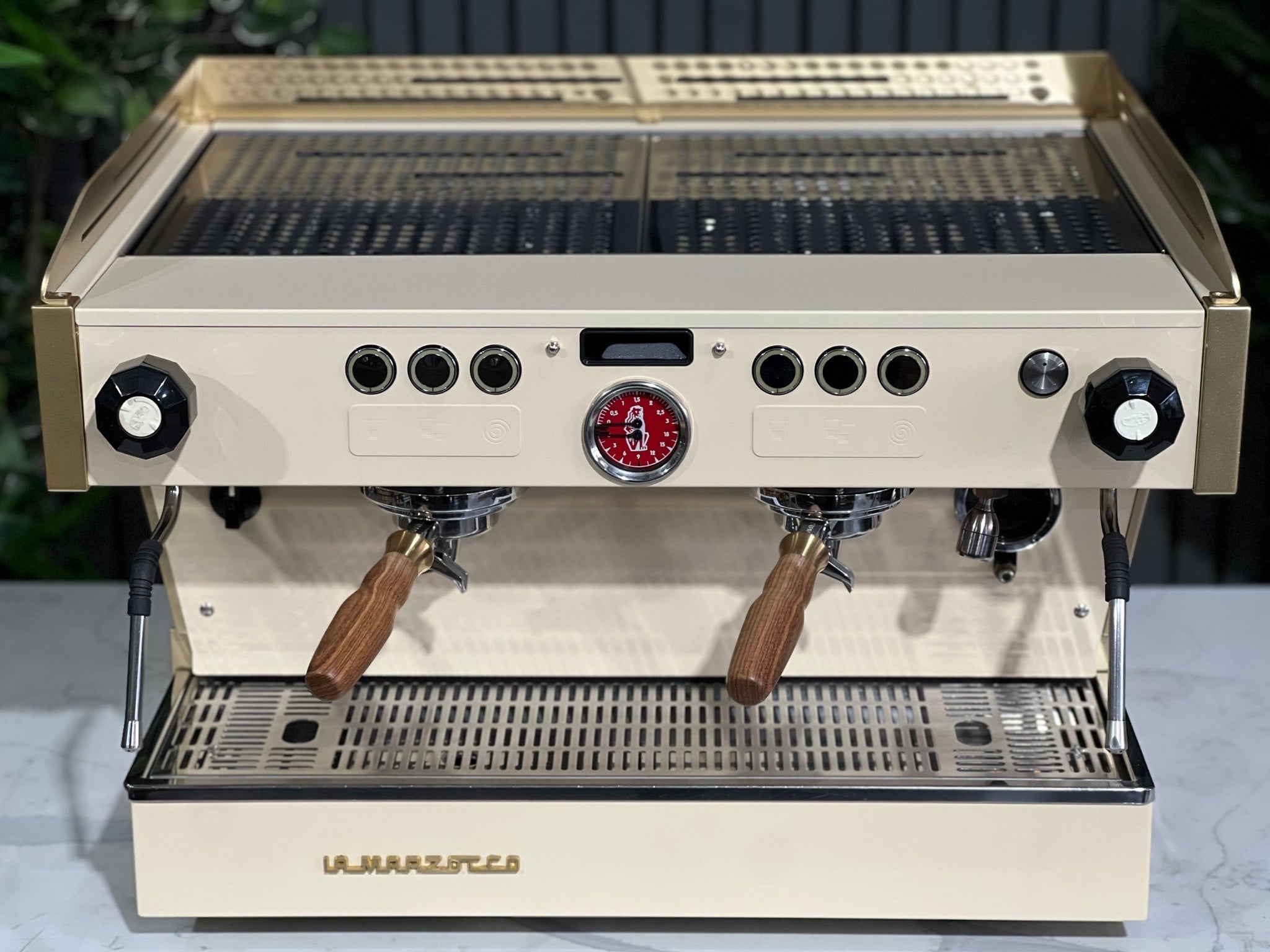 La Marzocco Linea PB Cream - 2 Group Commercial Espresso Machine - Gold