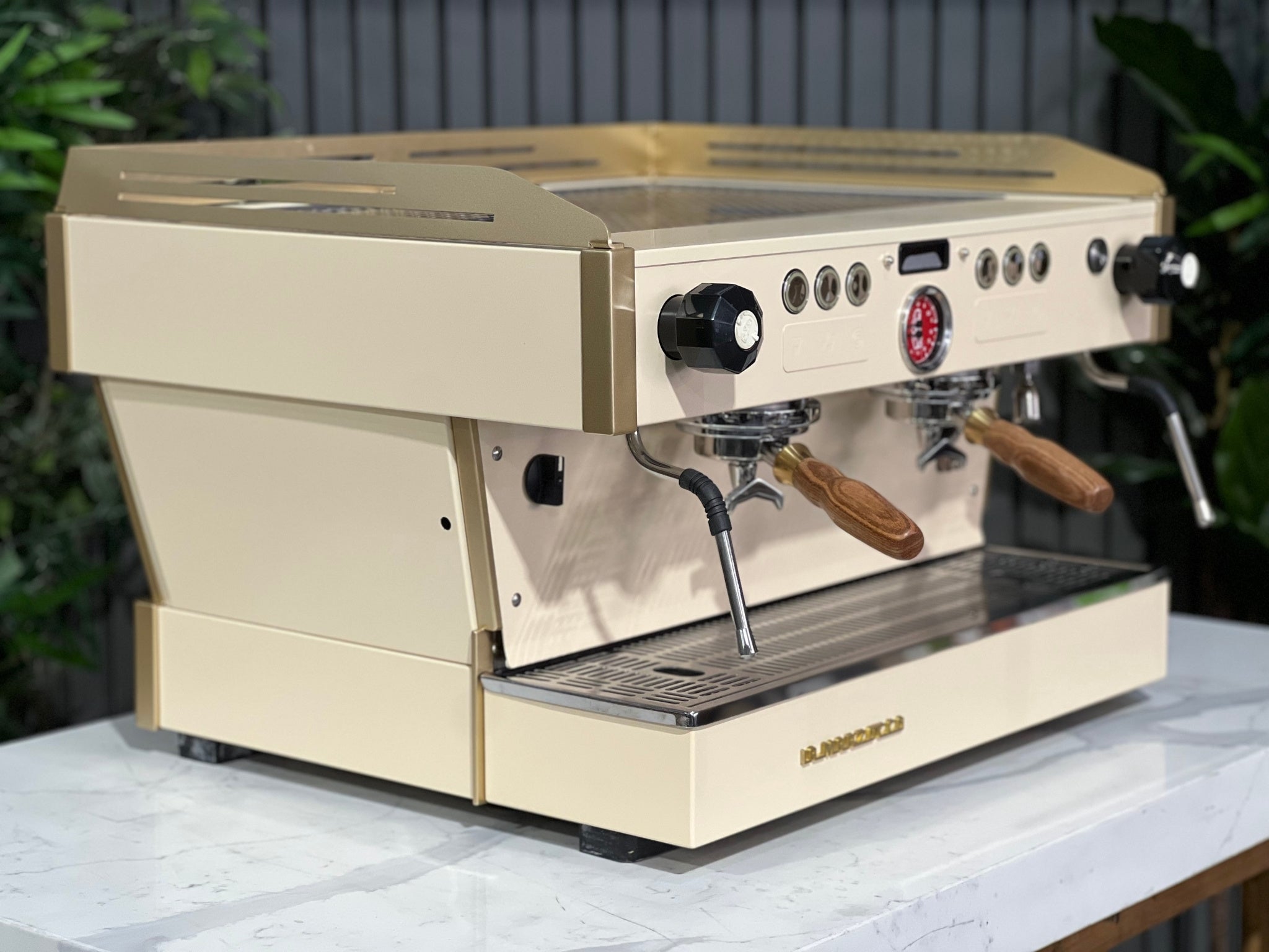 La Marzocco Linea PB Cream - 2 Group Commercial Espresso Machine - Gold