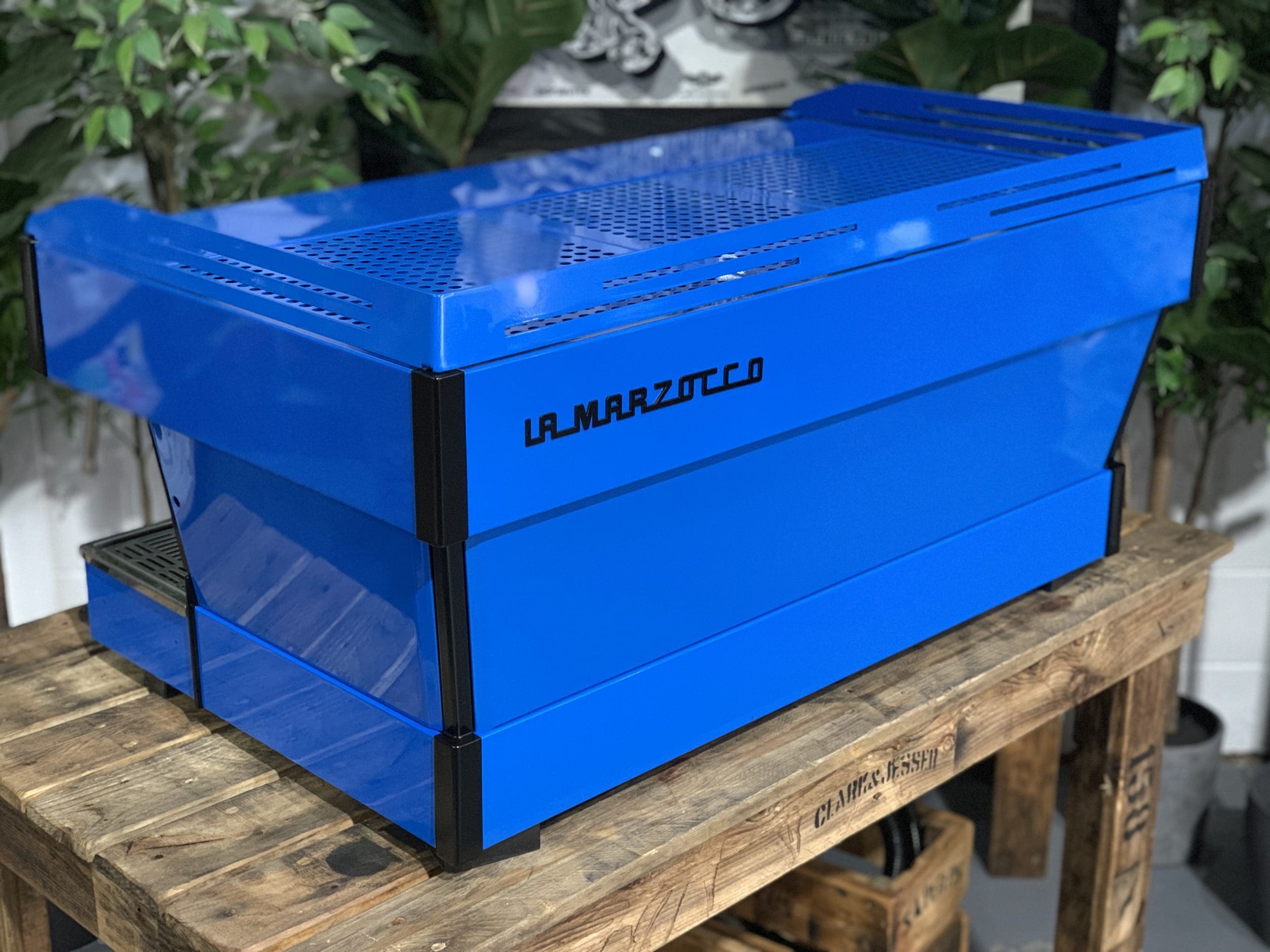 La Marzocco Linea PB - 3 Group Commercial Espresso Machine - Blue