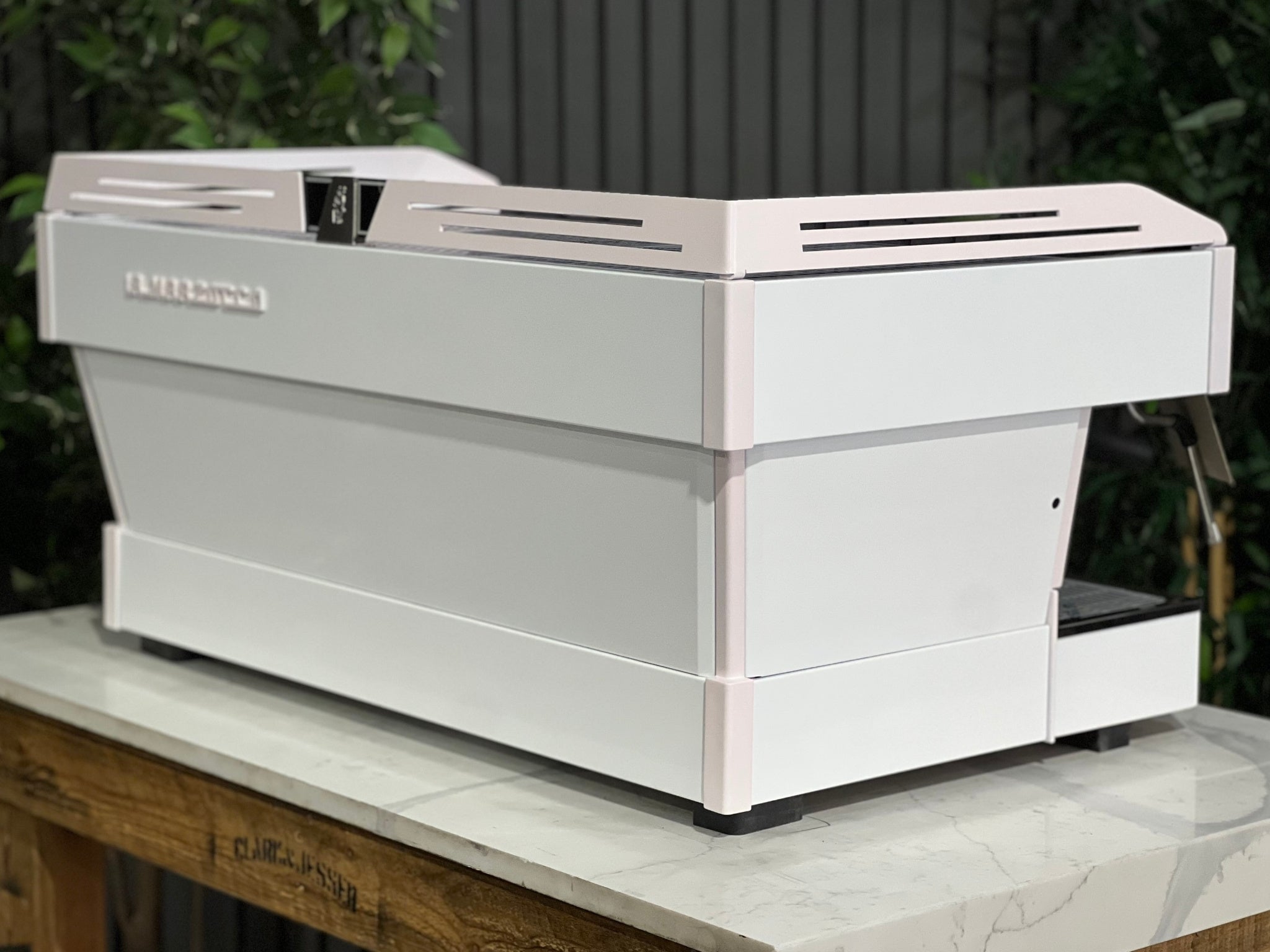 La Marzocco Linea PB White - 3 Group Commercial Espresso Machine - Pink