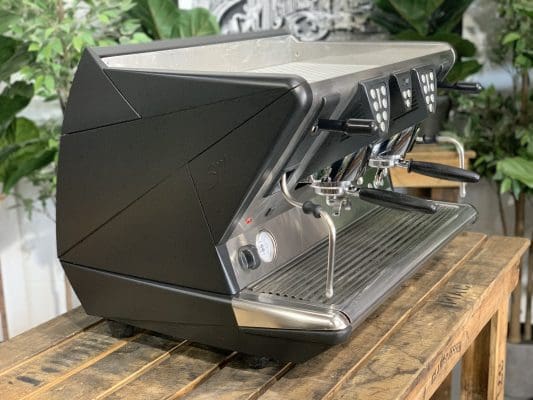 La San Marco 100E - 2 Group Commercial Espresso Machine - Black