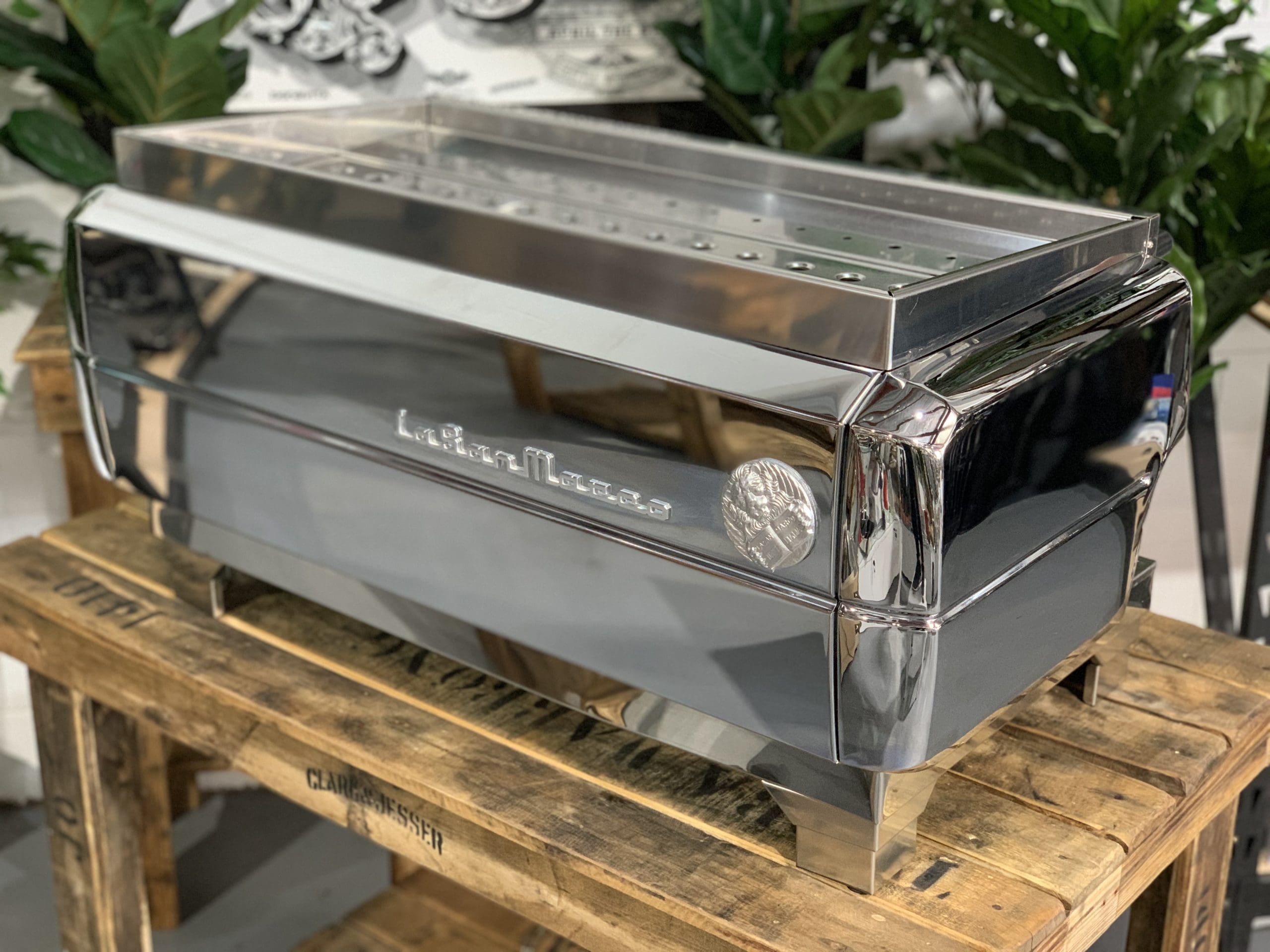 La San Marco 80E Liscea - 3 Group Commercial Espresso Machine