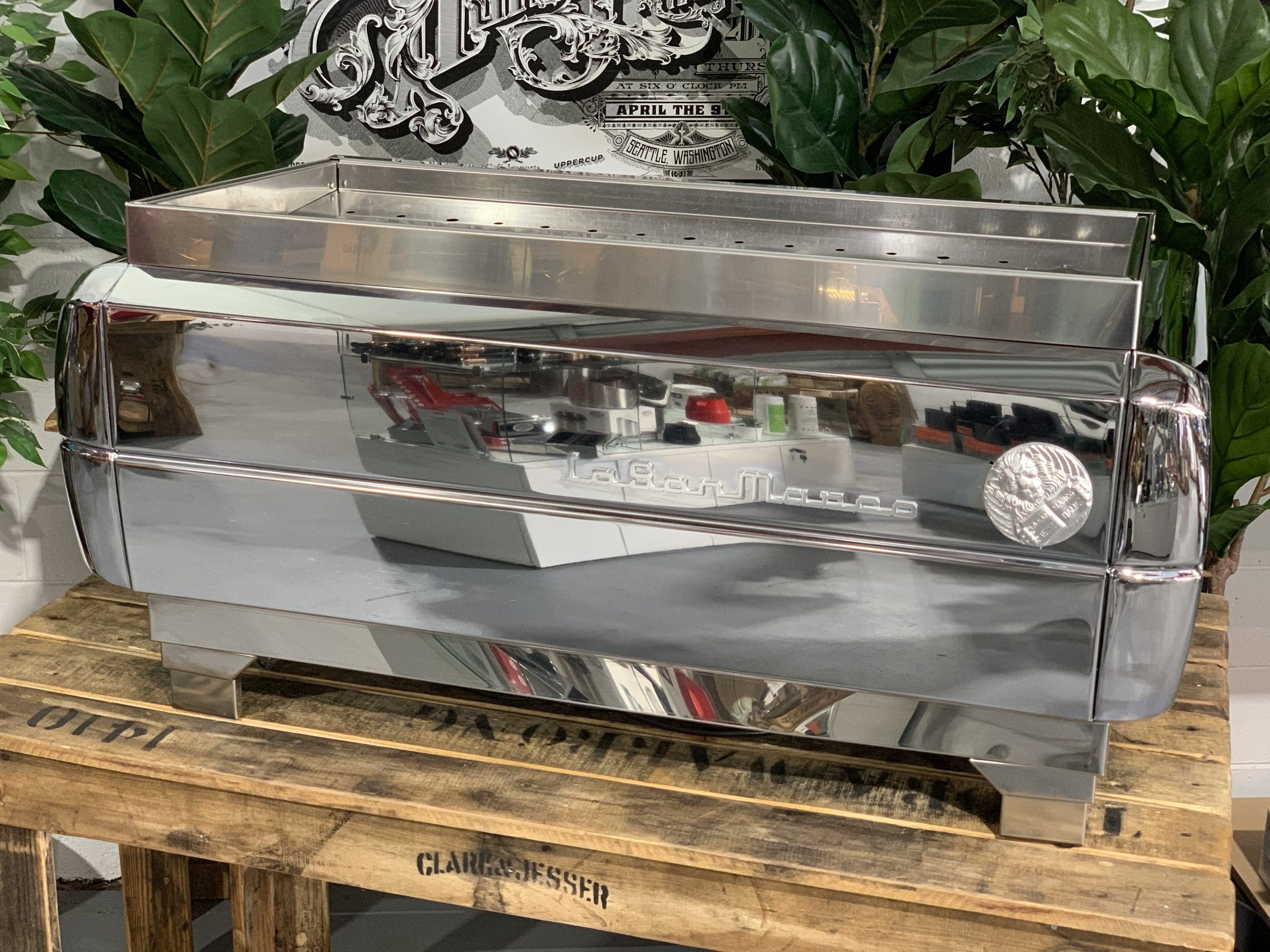 La San Marco 80E Liscea - 3 Group Commercial Espresso Machine