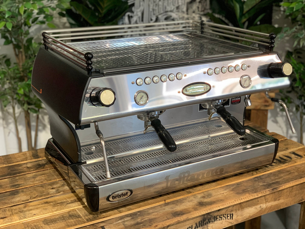 La Marzocco FB80 - - 2 Group Commercial Espresso Machine - Commercial - Black & Orange