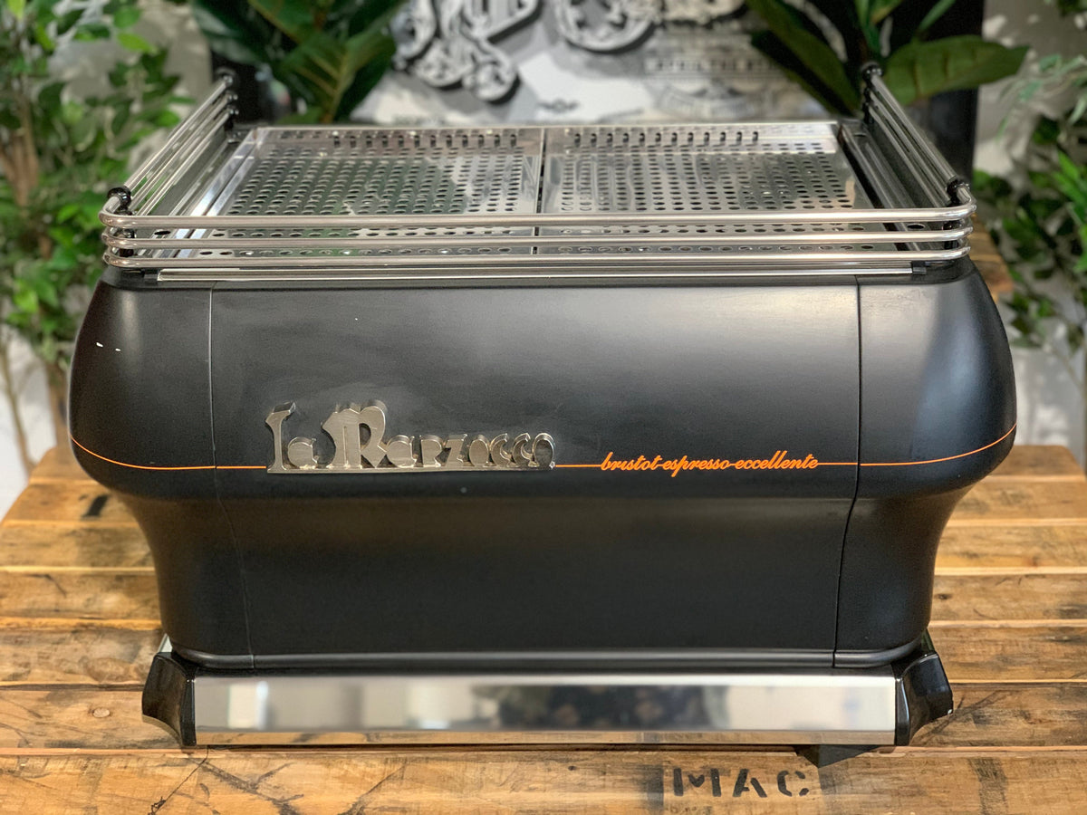 La Marzocco FB80 - - 2 Group Commercial Espresso Machine - Commercial - Black & Orange