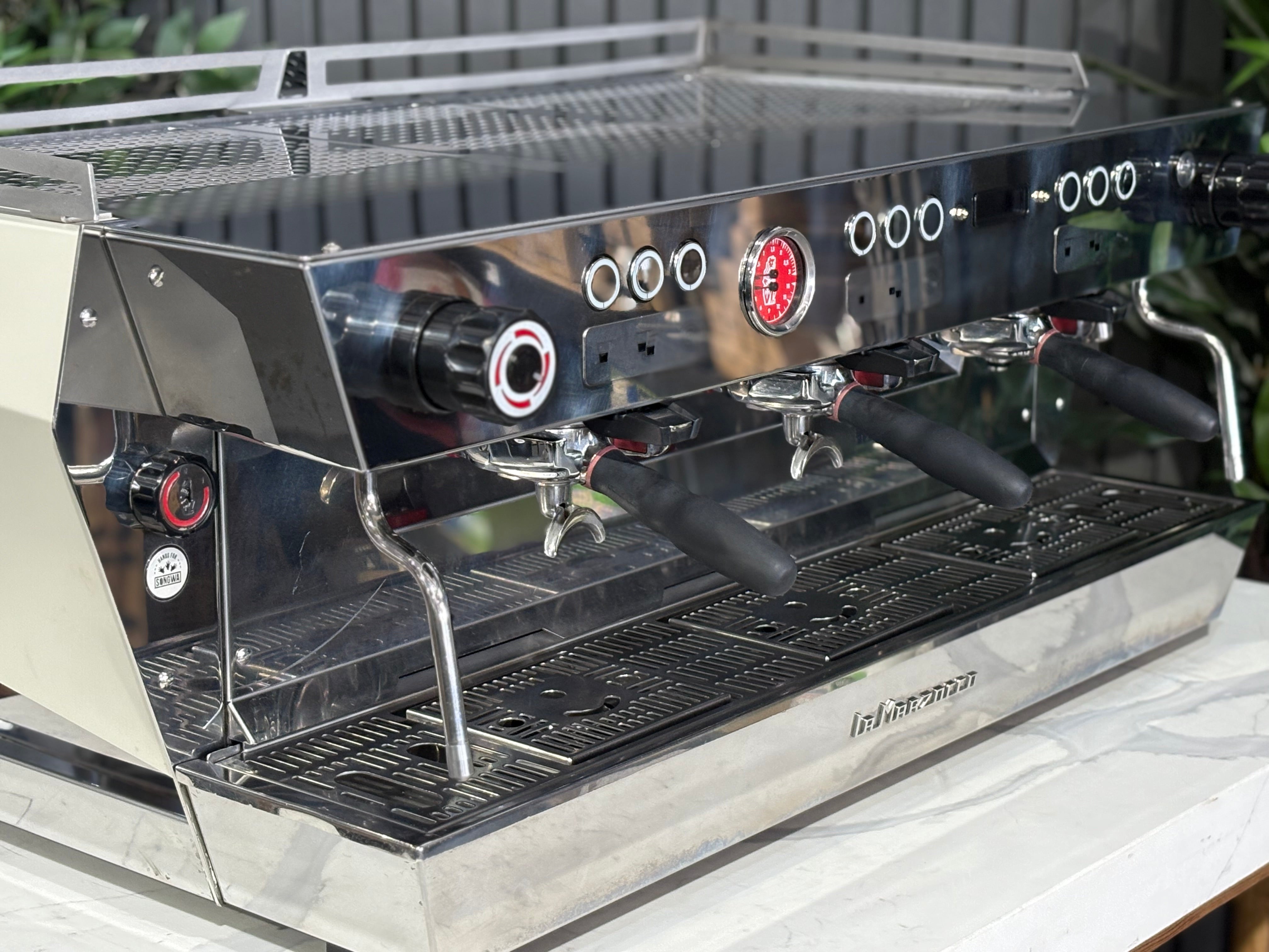 La Marzocco KB90 ABR - 3 Group Commercial Espresso Machine - White