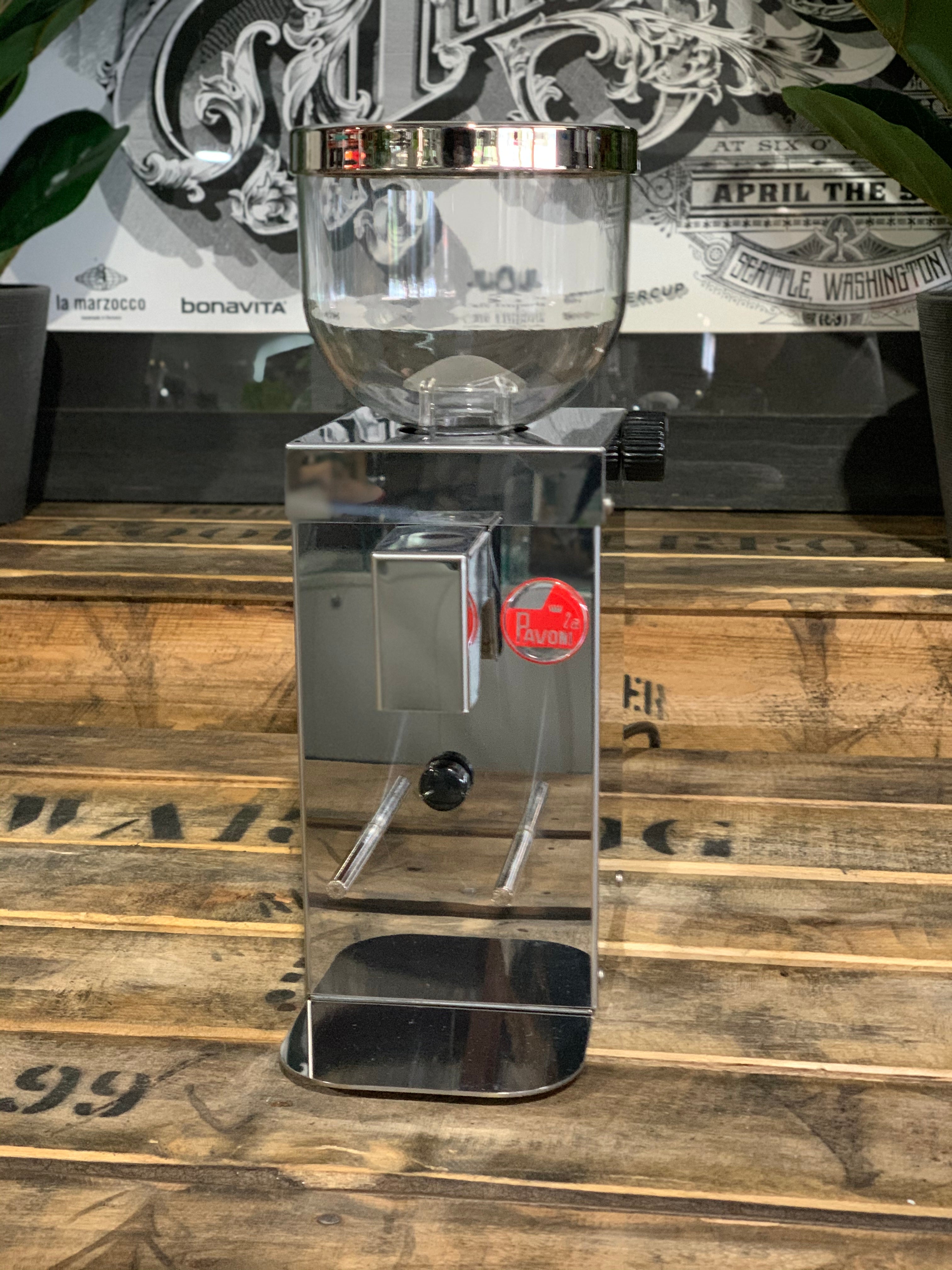 La Pavoni Kube Mill V2 - Coffee Grinder - Chrome