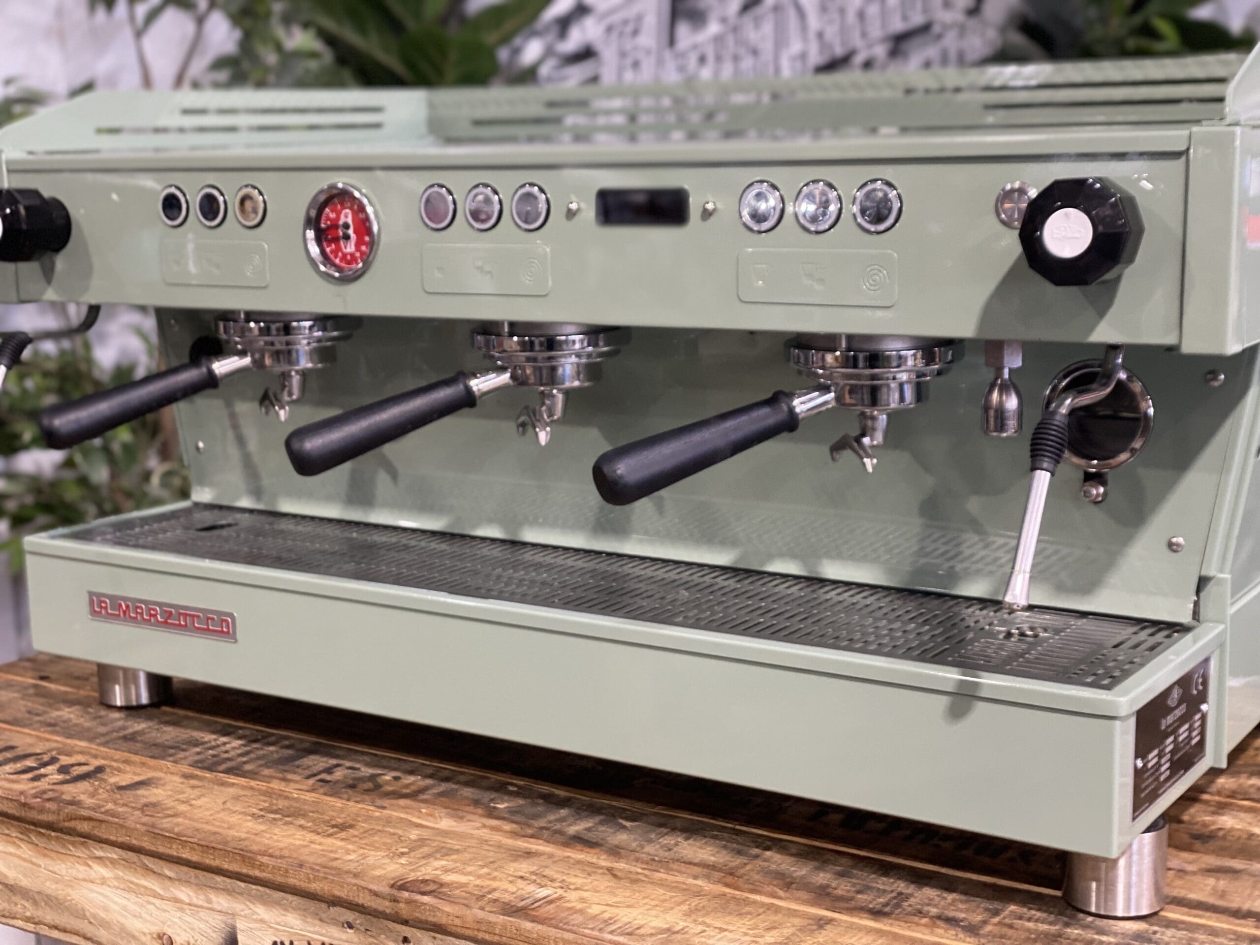 La Marzocco Linea PB Custom Moss - 3 Group Commercial Espresso Machine - Green