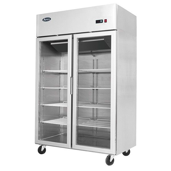 Commercial Upright Freezers Double Glass Door | Atosa | MCF8602