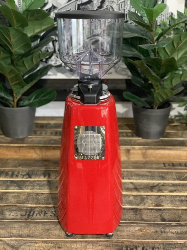 Mazzer Robur Electronic - Coffee Grinder - Red