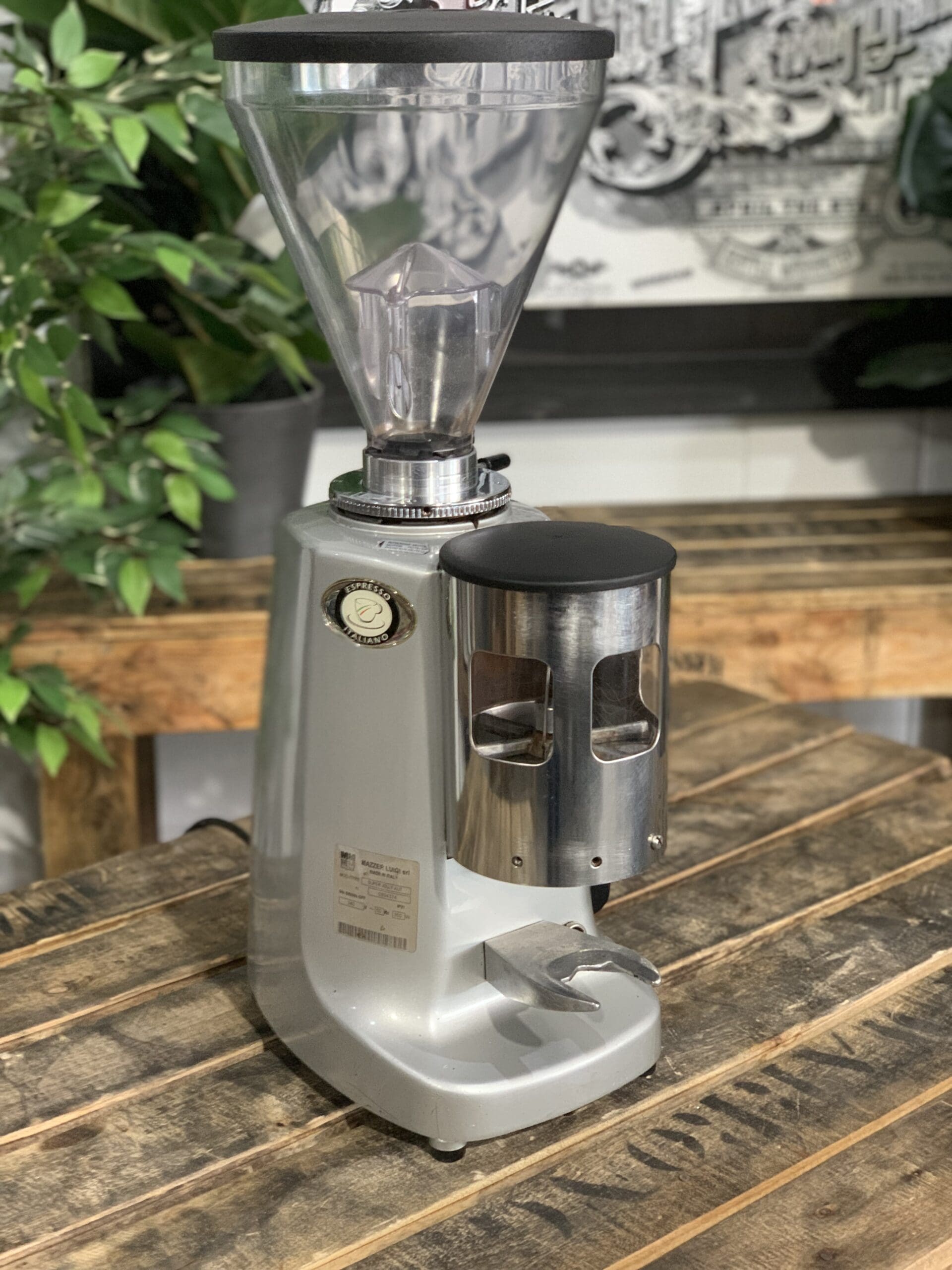Mazzer Super Jolly Automatic - Coffee Grinder - Silver