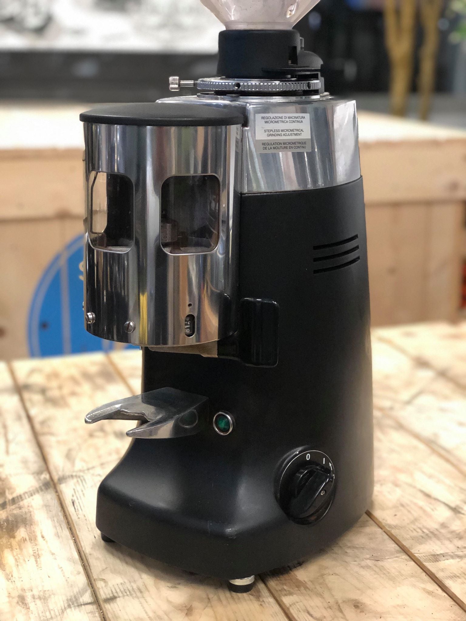 Mazzer Kony Automatic - Coffee Grinder - Black