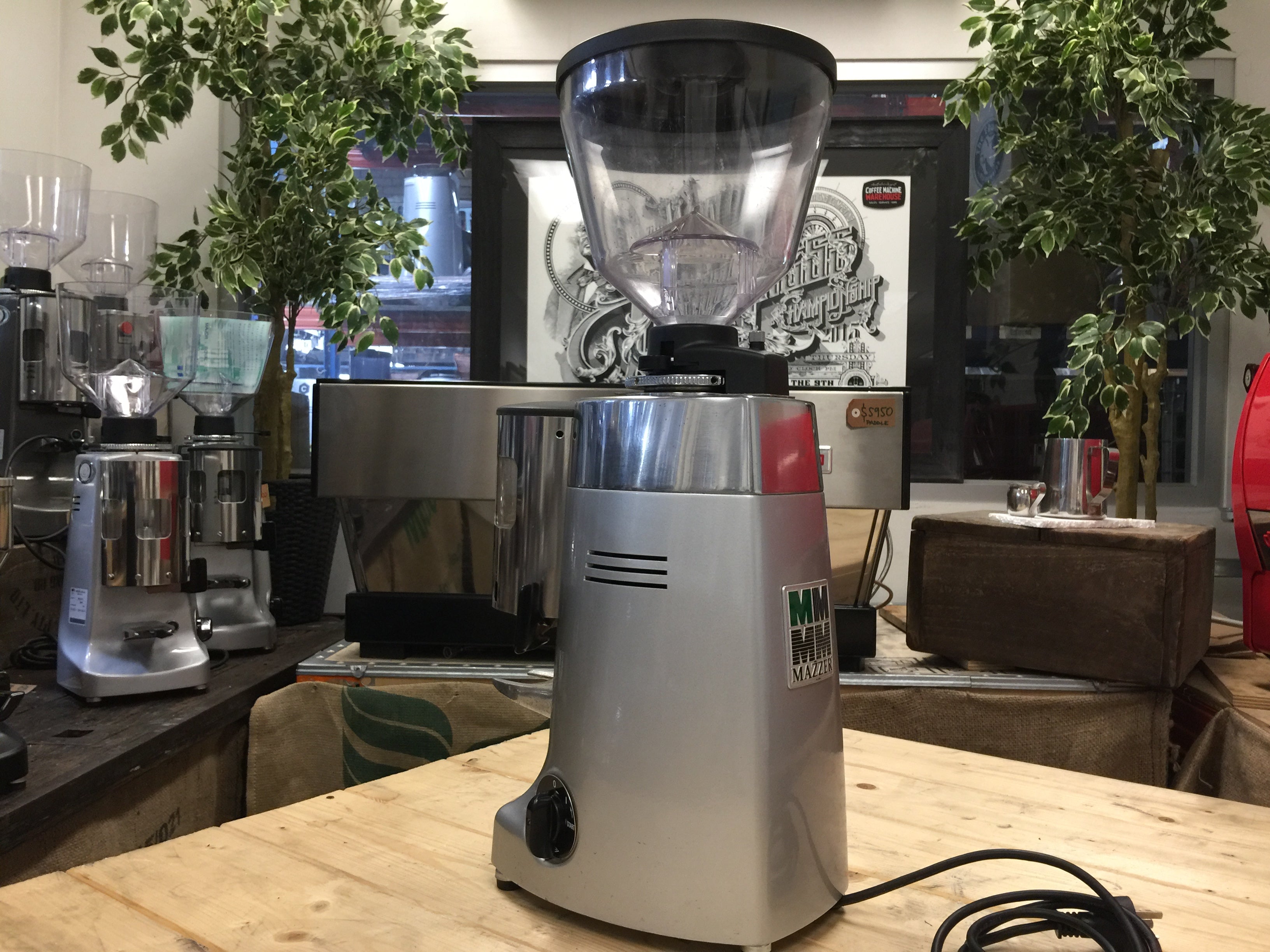 Mazzer Kony Automatic - Coffee Grinder - Silver