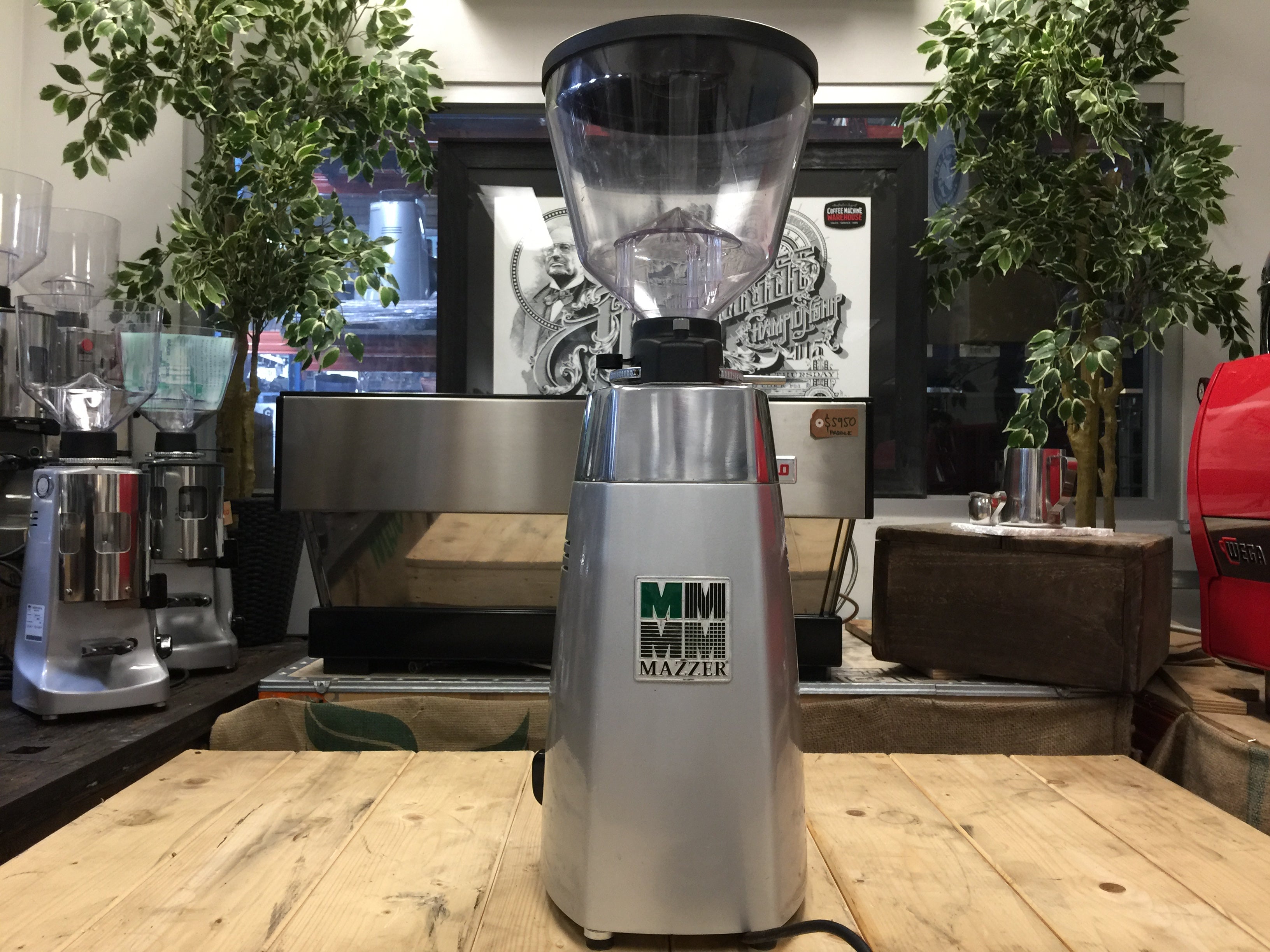 Mazzer Kony Automatic - Coffee Grinder - Silver