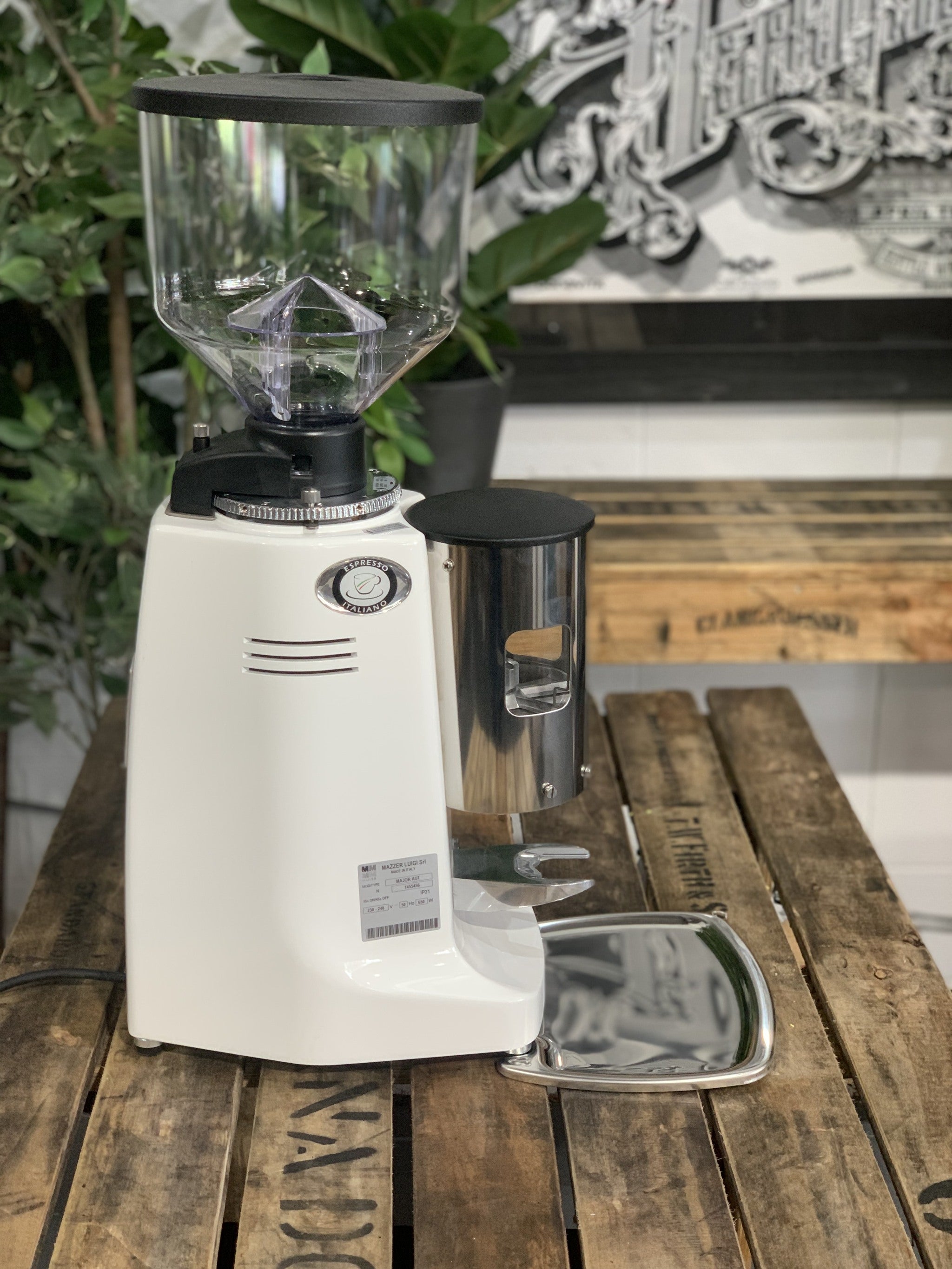 Mazzer Major Automatic - Coffee Grinder - White
