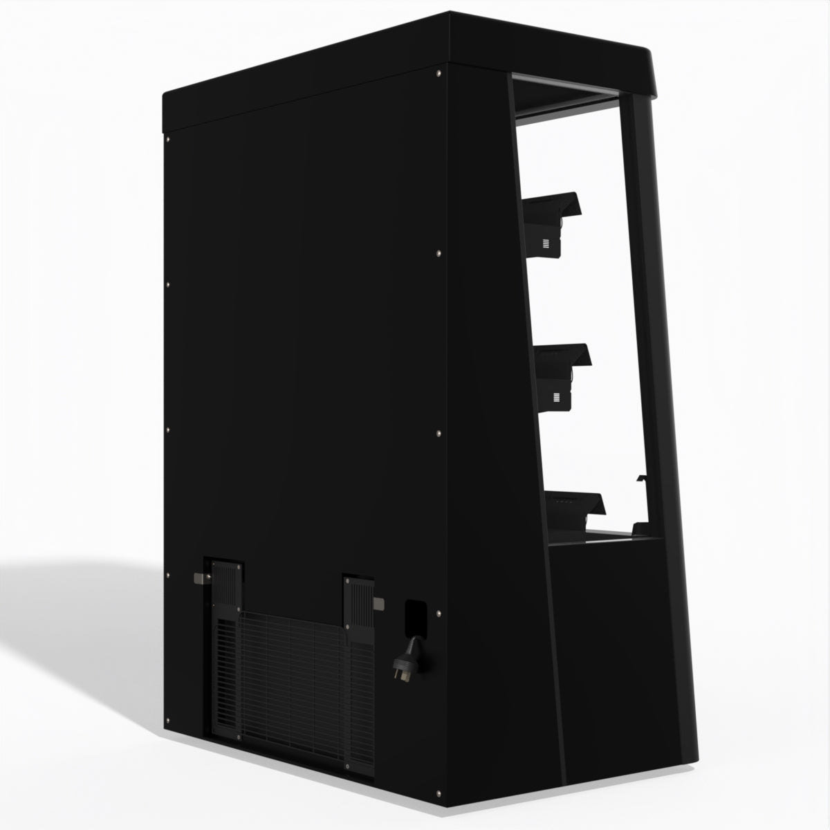 Skope OD400N Open Deck Fridge 314L - Black - OD400N