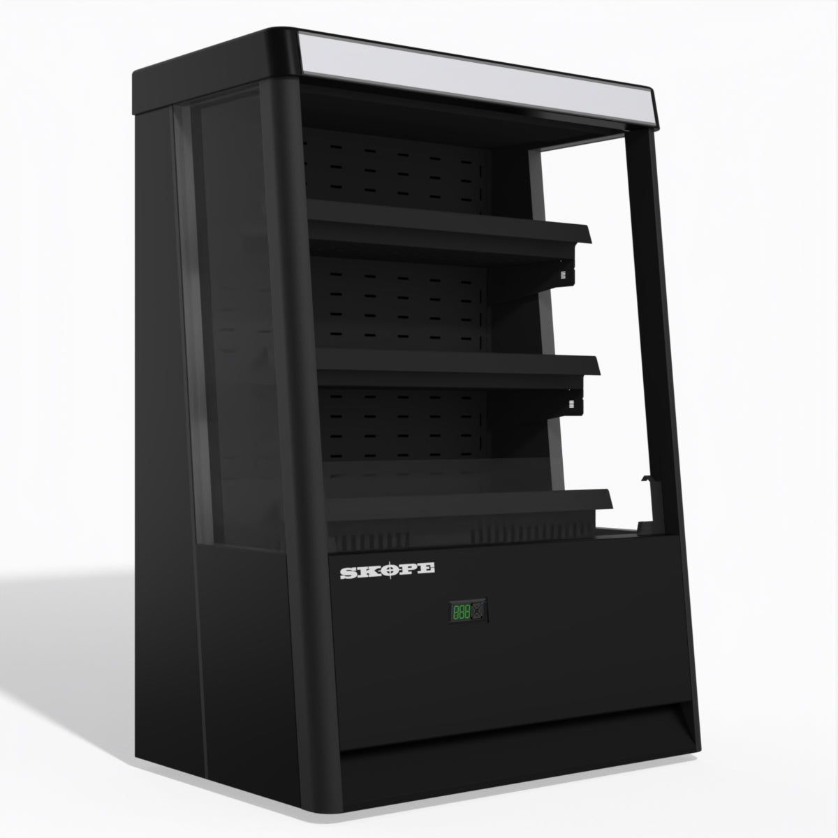 Skope OD400N Open Deck Fridge 314L - Black - OD400N