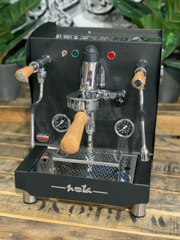 Orchestrale Nota Black with - 1 Group Commercial Espresso Machine - Timber