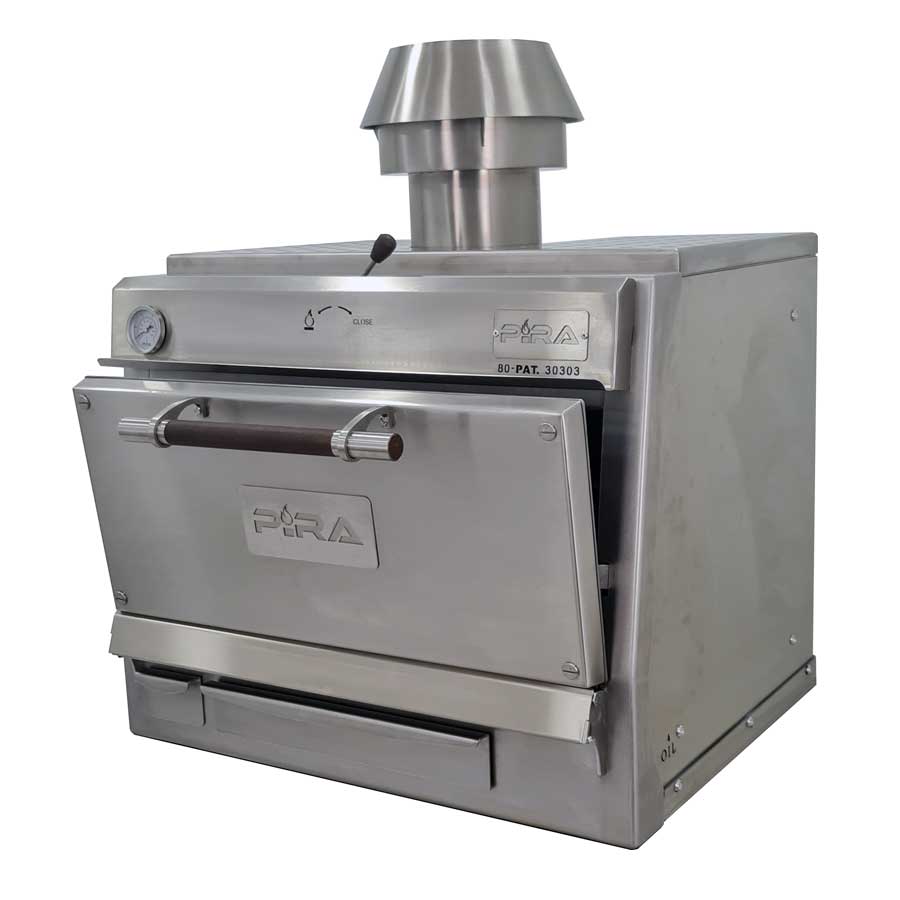 Pira 80 Sillver SD Charcoal Oven - 490.106