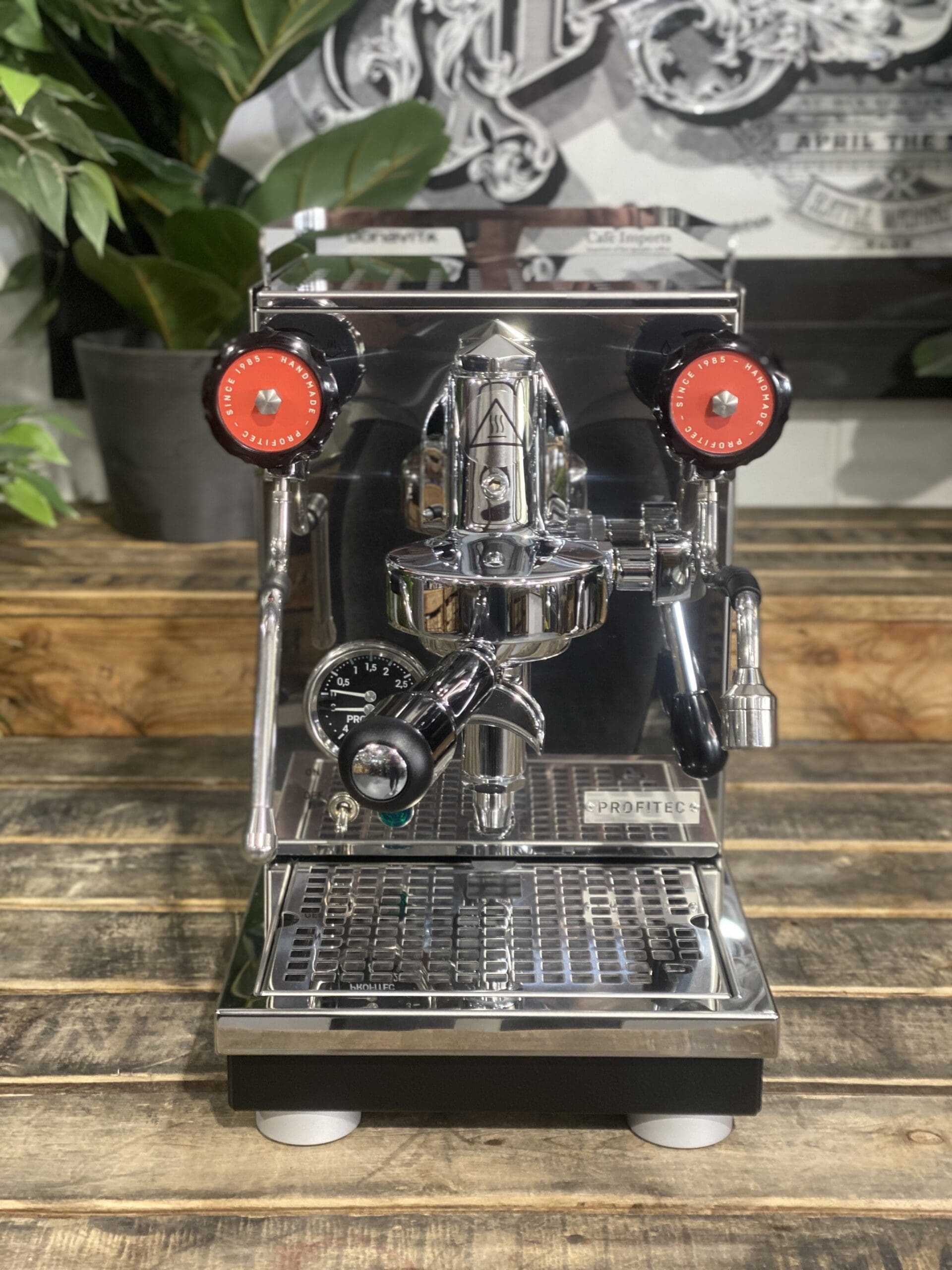 Profitec Pro 400 Twist Taps - 1 Group Commercial Espresso Machine - Red