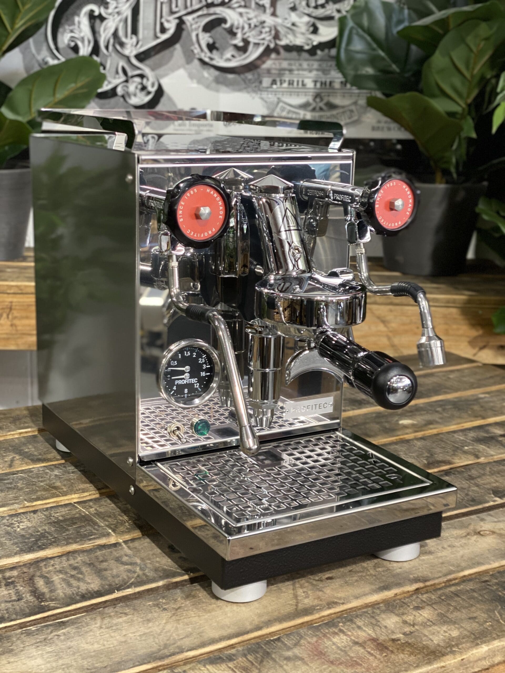 Profitec Pro 400 Twist Taps - 1 Group Commercial Espresso Machine - Red