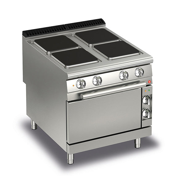 Baron 4 Burner Electric Cook Top With Electric Oven Q90PCF/E801