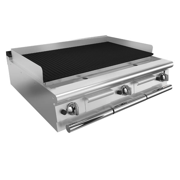 Baron 3 Burner Gas Lava Rock Chargrill Q90SGL/G123