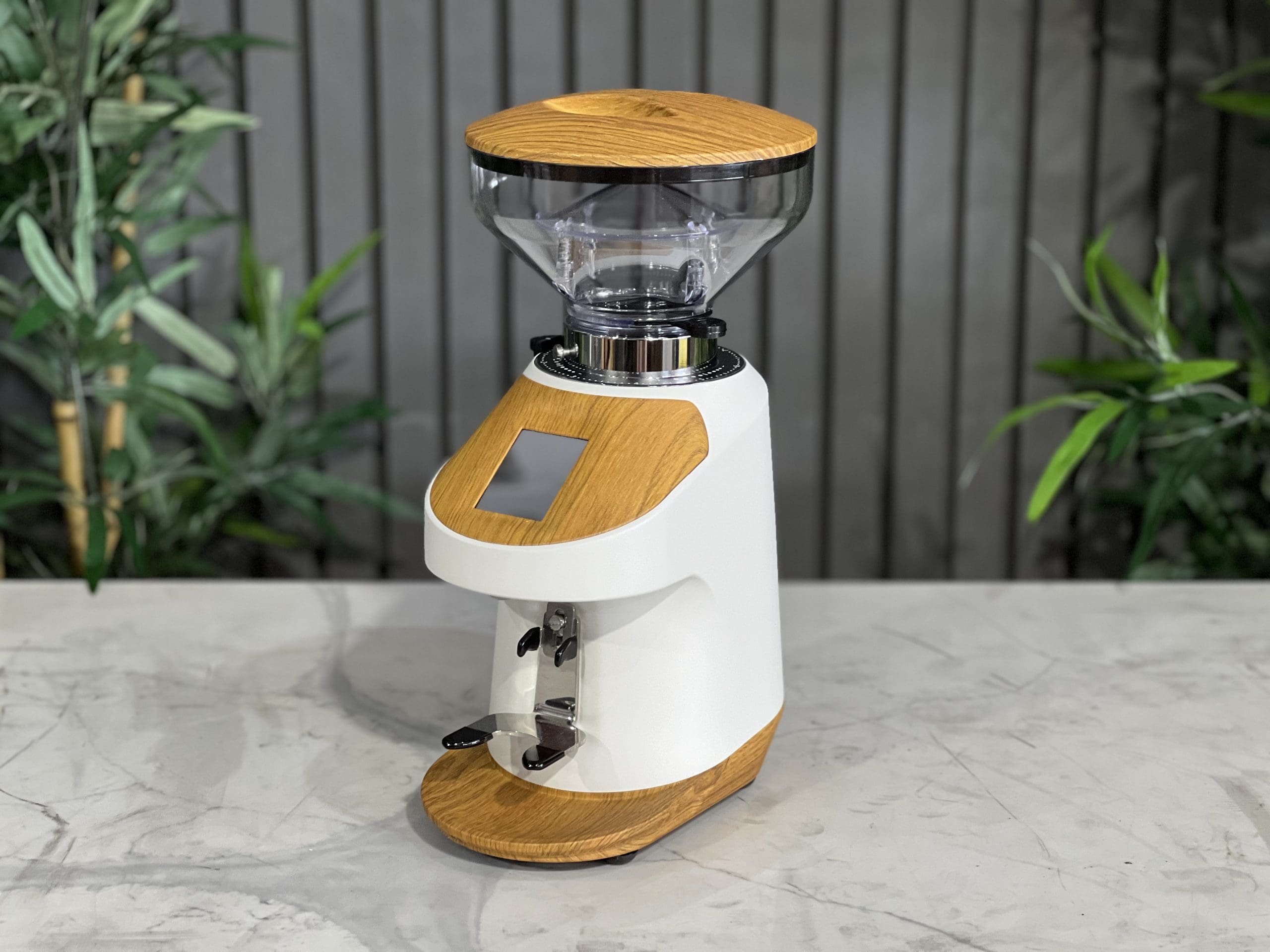 Quamar Nemo-Q White - Coffee Grinder - Timber