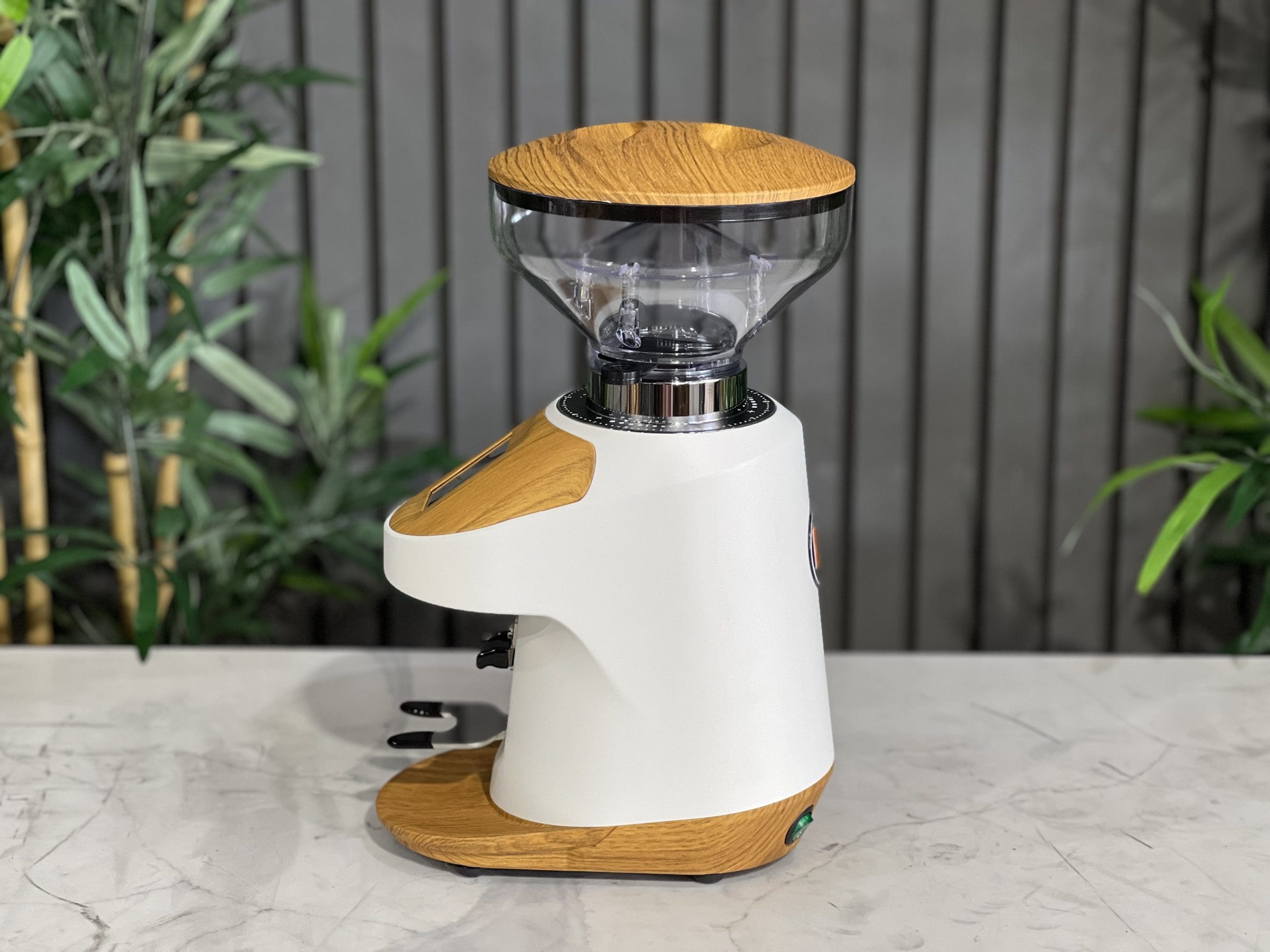 Quamar Nemo-Q White - Coffee Grinder - Timber
