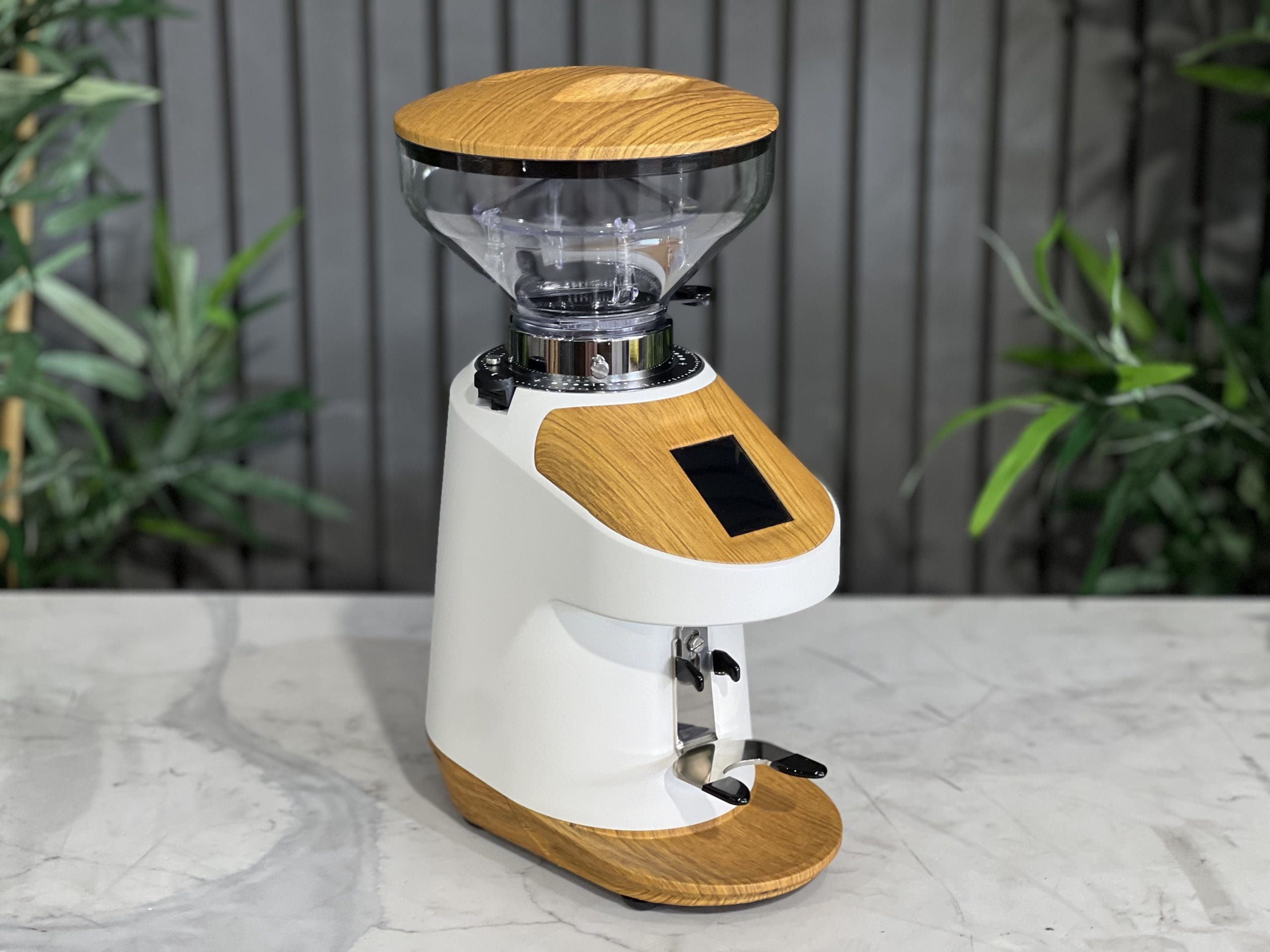 Quamar Nemo-Q White - Coffee Grinder - Timber