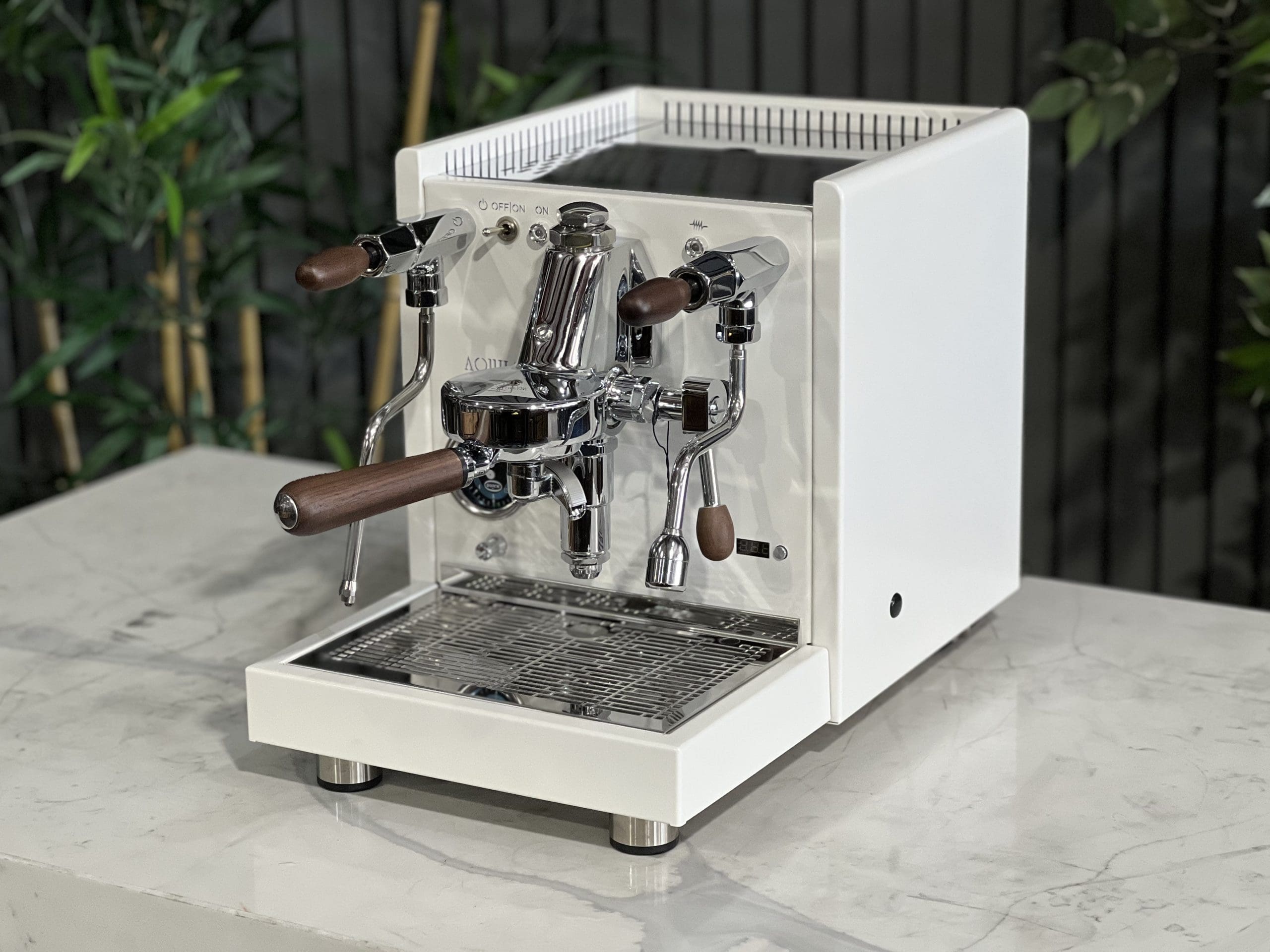 Quick Mill Aquila PLUS Rotary PID New - 1 Group Commercial Espresso Machine - White