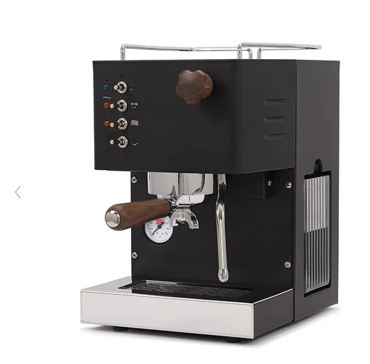 Quick Mill Pippa Tank Black - 1 Group Commercial Espresso Machine - Timber