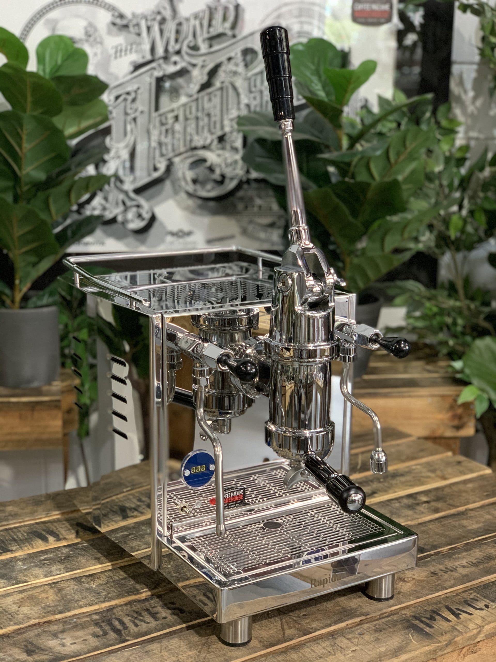 Quick Mill Rapida Lever - 1 Group Commercial Espresso Machine - Stainless
