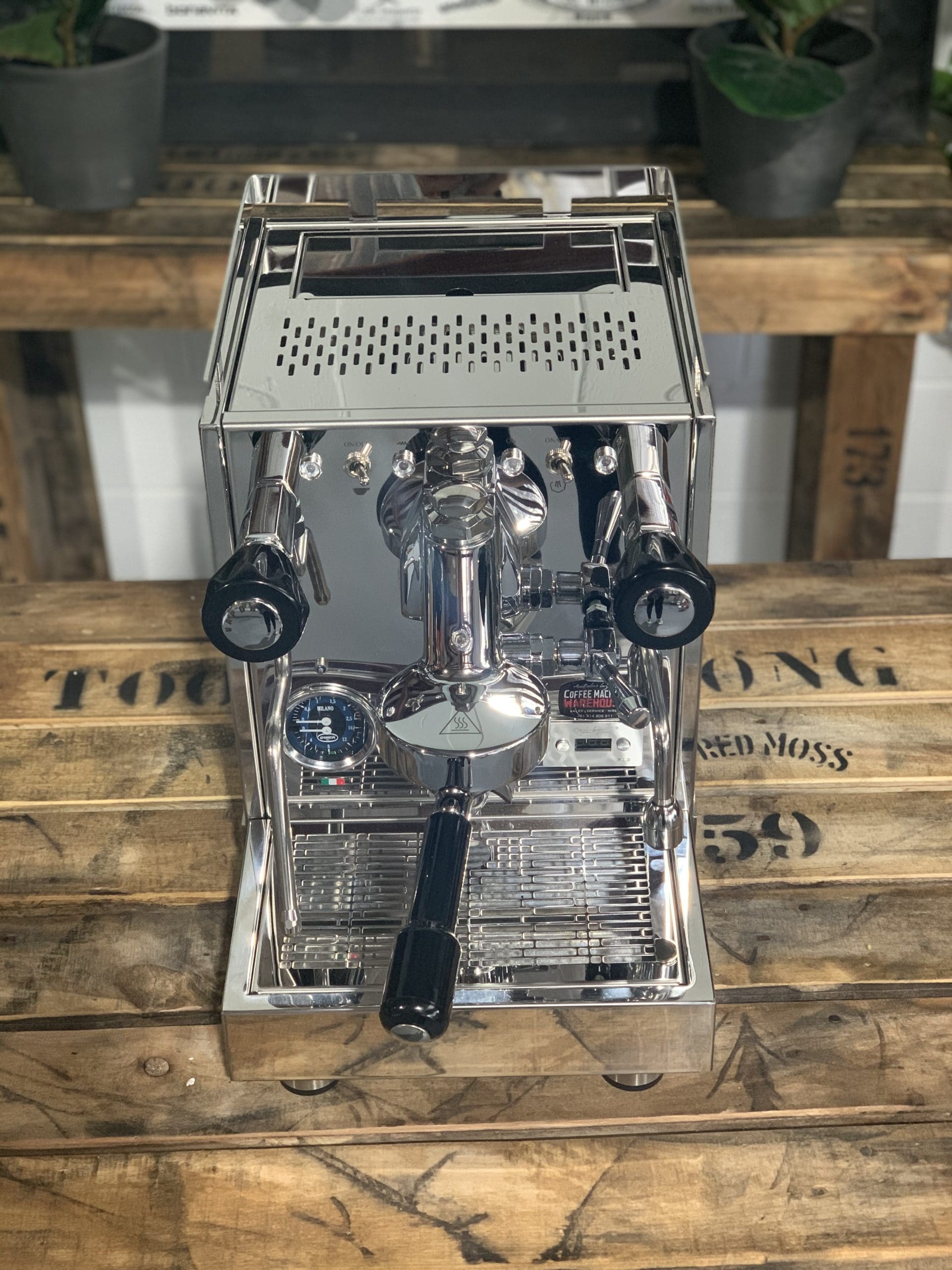 Quick Mill QM67 - 1 Group Commercial Espresso Machine - Stainless
