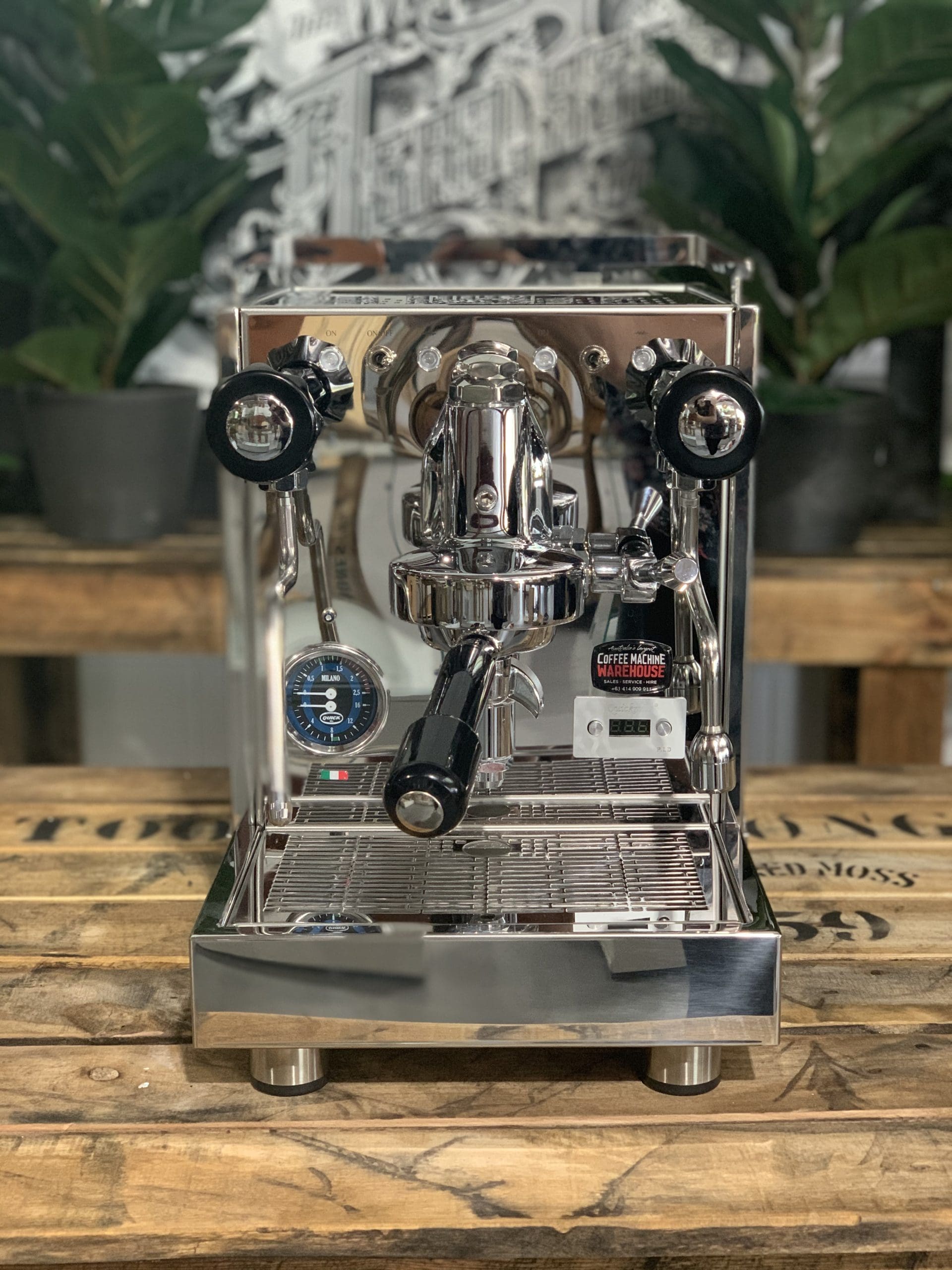 Quick Mill QM67 - 1 Group Commercial Espresso Machine - Stainless