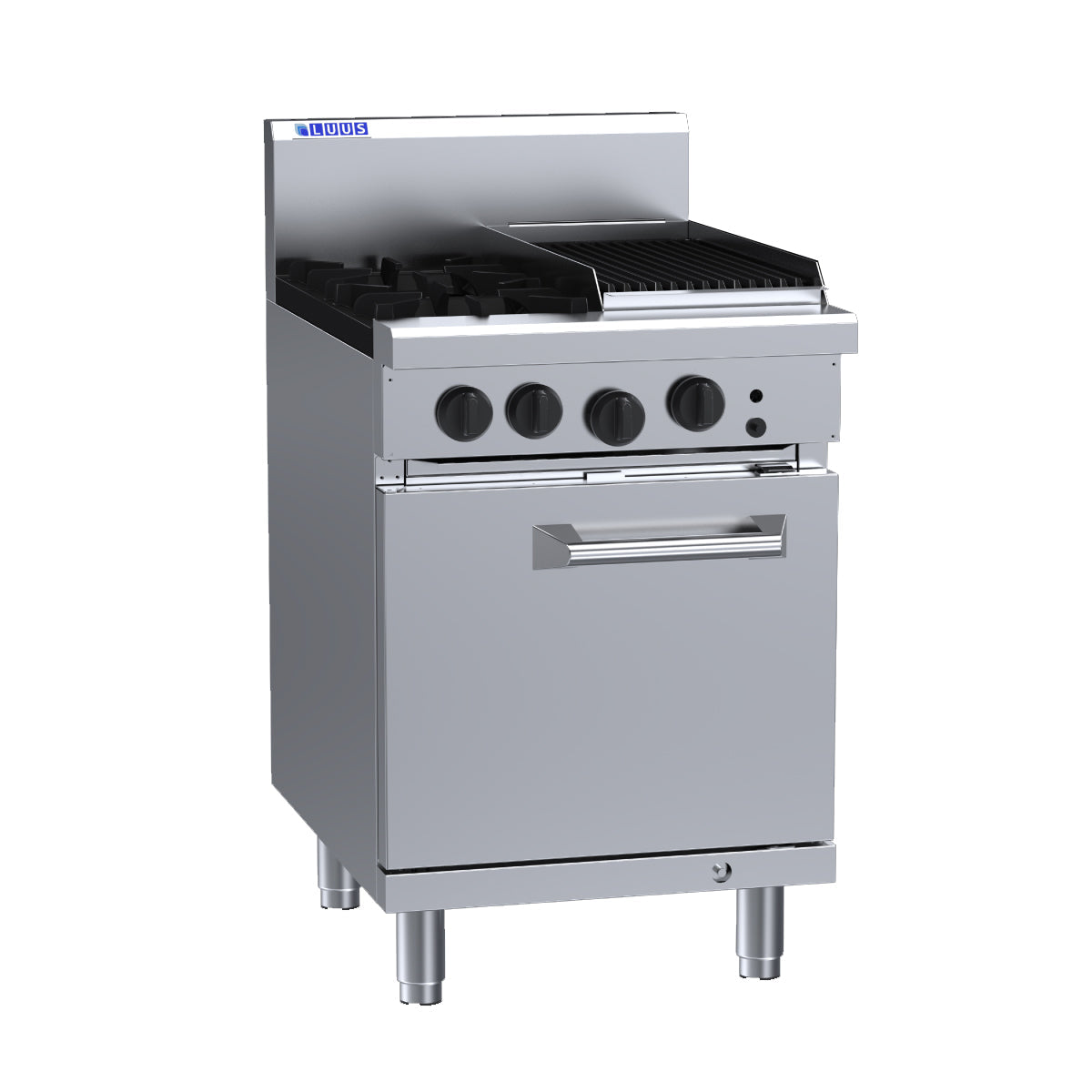 Luus 2 Burner 300mm Chargrill with Oven RS-2B3C