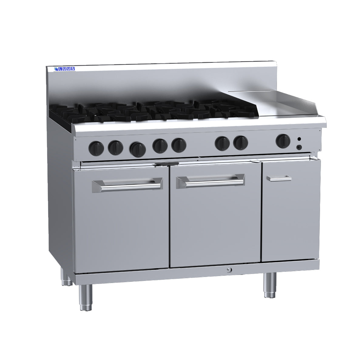 Luus 6 Burner 300mm Griddle with Oven RS-6B3P